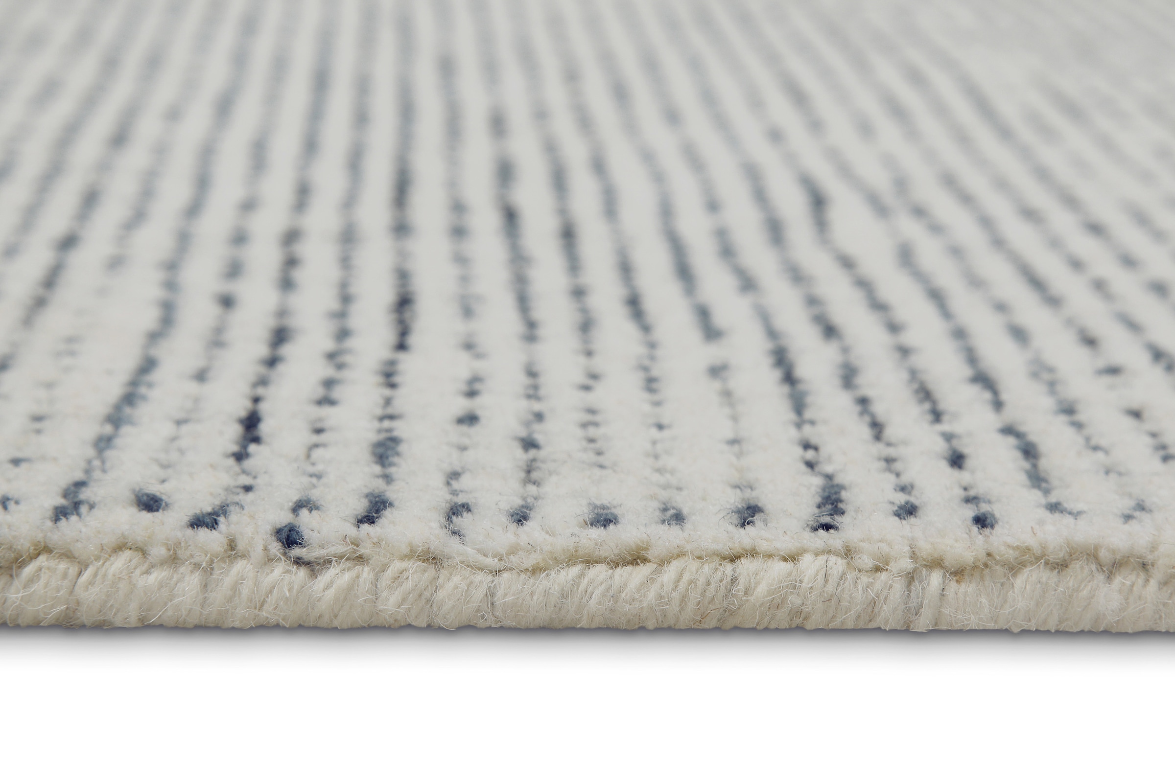 Wecon home Teppich »Hamptons THIRTYTWO«, rechteckig, 15 mm Höhe, Läufer, Kurzflor, Wohnzimmer, Schlafzimmer, elegant, robust, Linien
