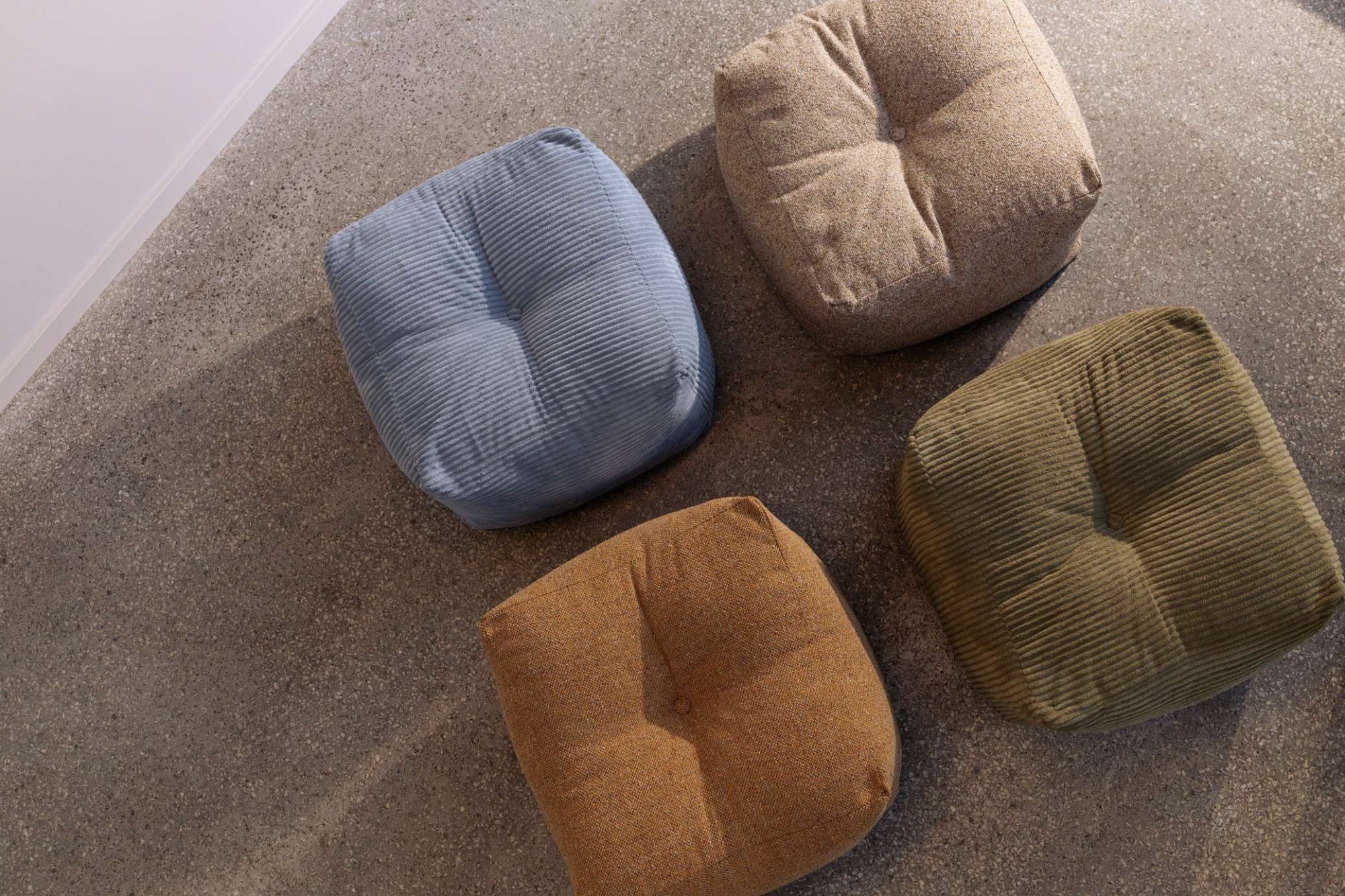Karup Design Polsterhocker »BUDDY POUF, Sitzhocker, Bodenkissen, Chillkissen, Relaxkissen« platzsparend, handgefertigt, Platz zum Entspannen, Made in Europe