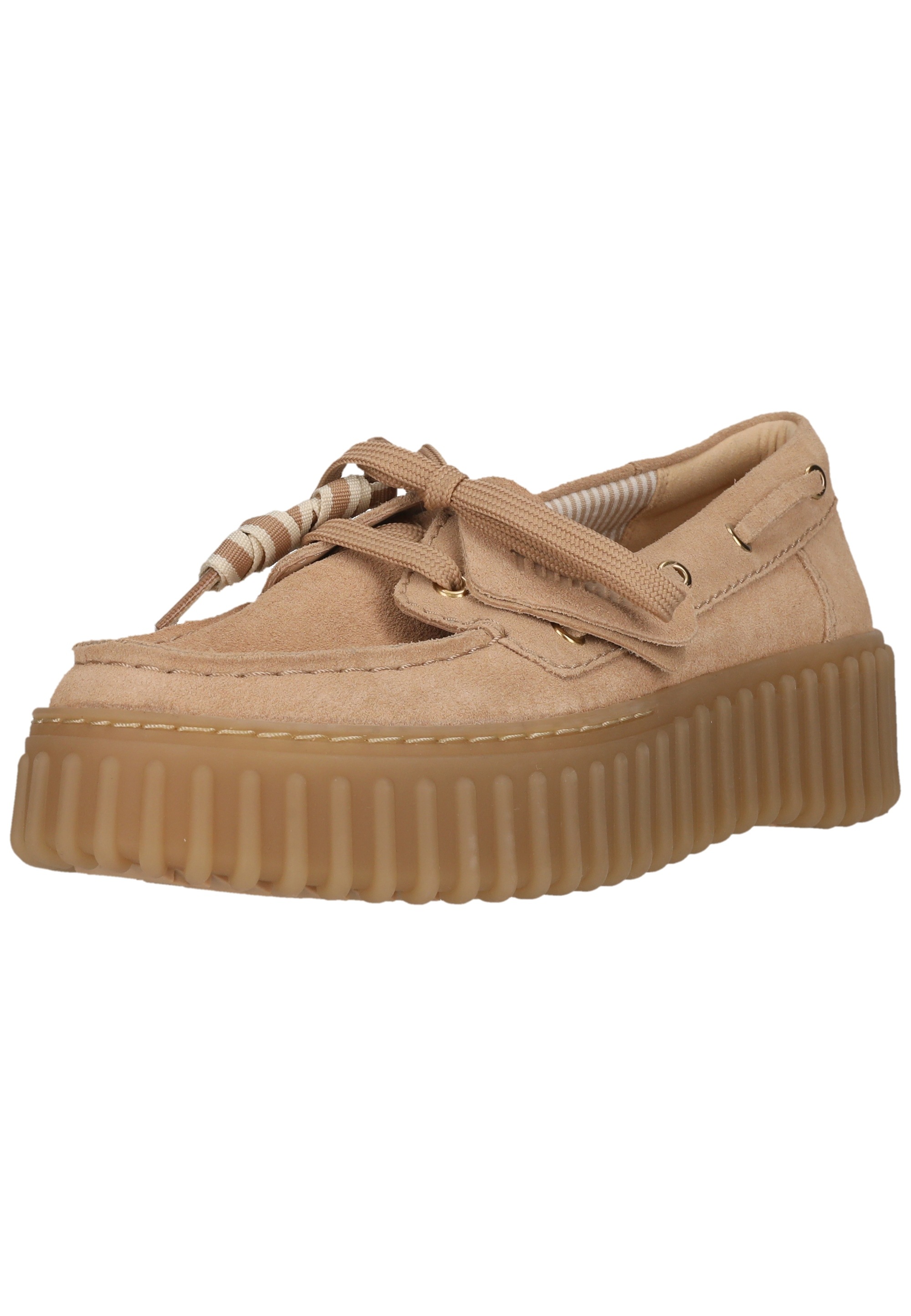 Clarks Schnürschuh "Torhill Boat" mit Contour Cushion-Fußbett günstig online kaufen