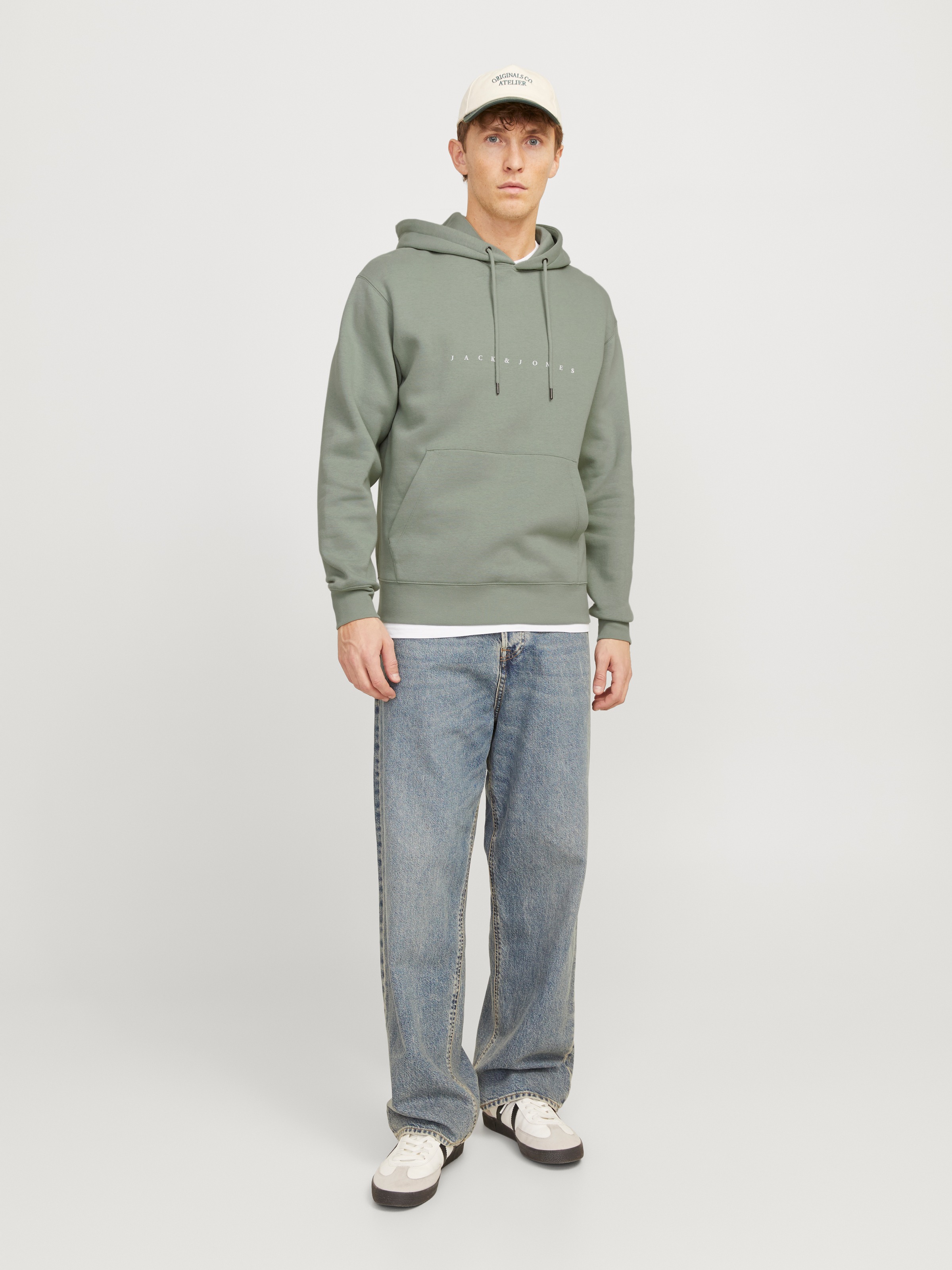 Jack & Jones Kapuzensweatshirt »JJESTAR JJ SWEAT HOOD NOOS«, mit Logo Print im 3D Look