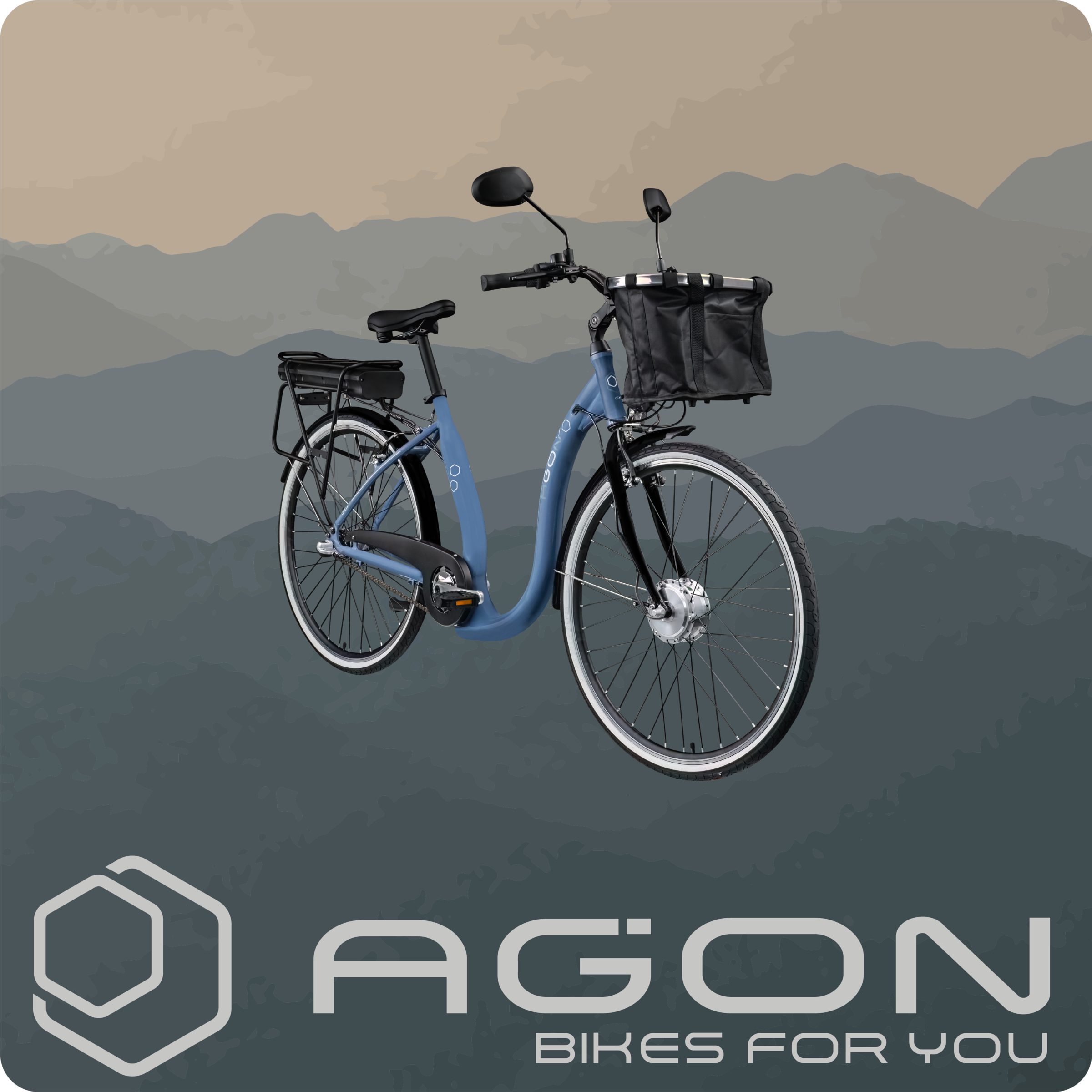 AGON »Assist« 3 Gang Nabenschaltung Frontmotor 250 W
