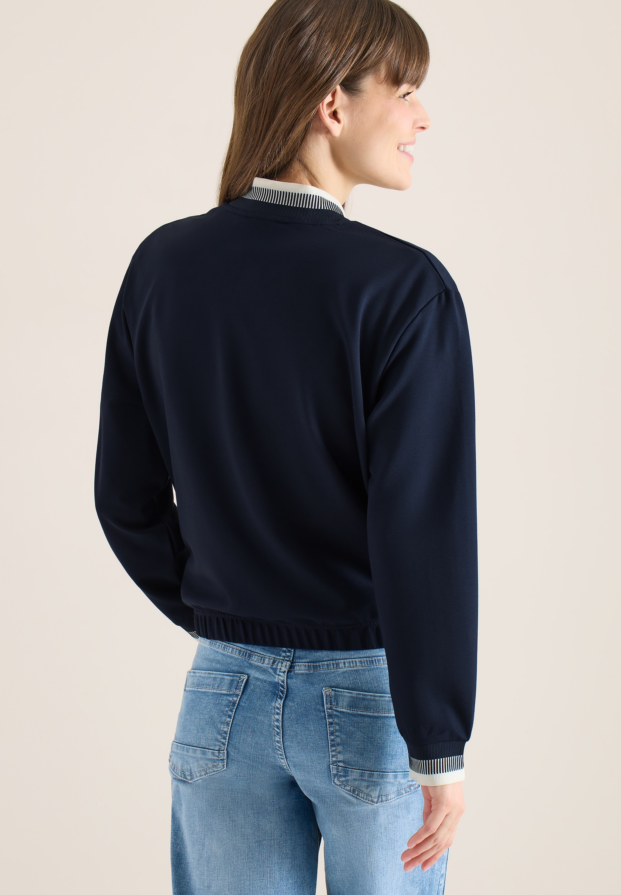 Cecil Blouson mit kontrastfarbenen Details günstig online kaufen