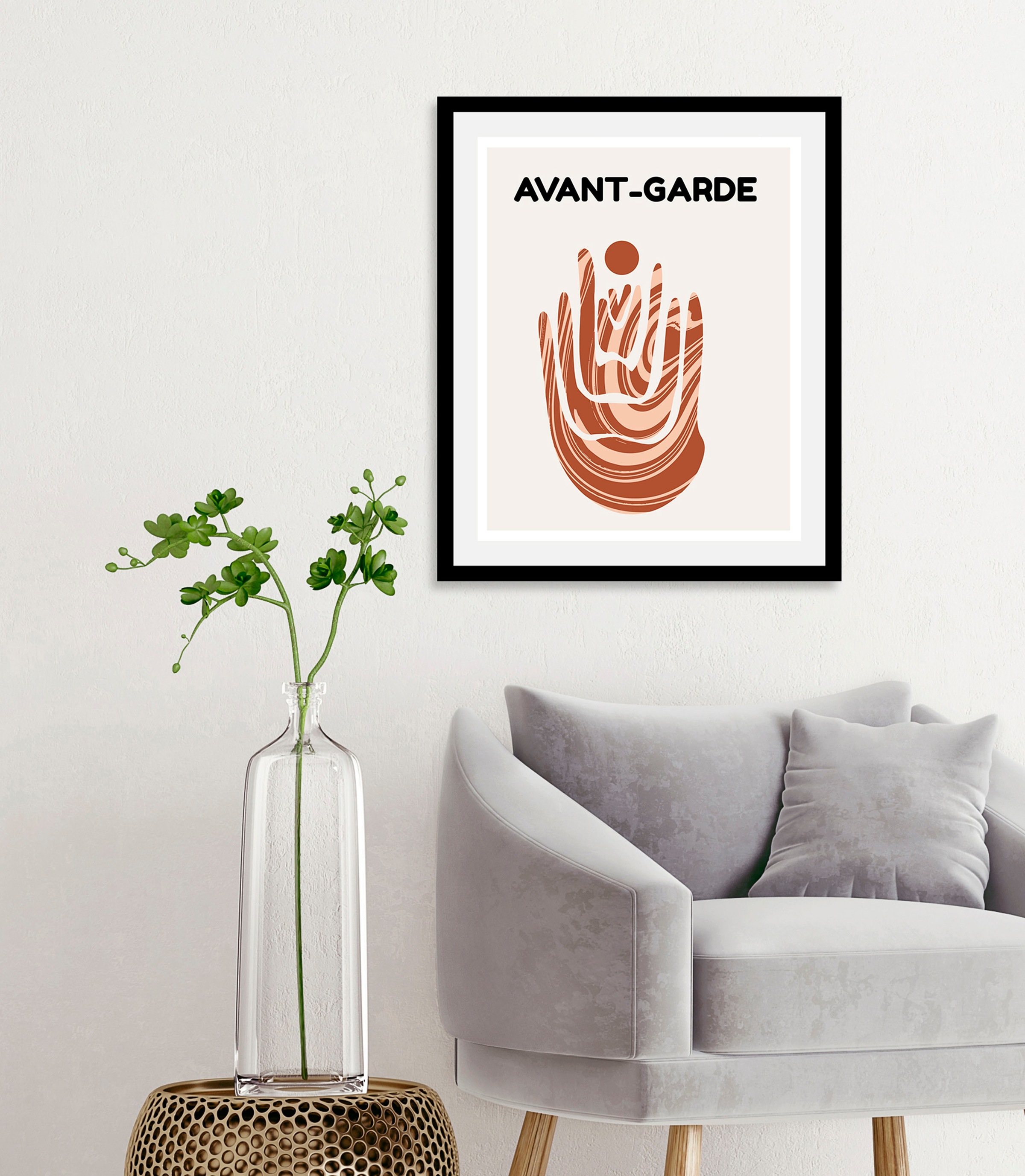 queence Bild "Avant-Garde" 1 Stk. tlg. gerahmt günstig online kaufen