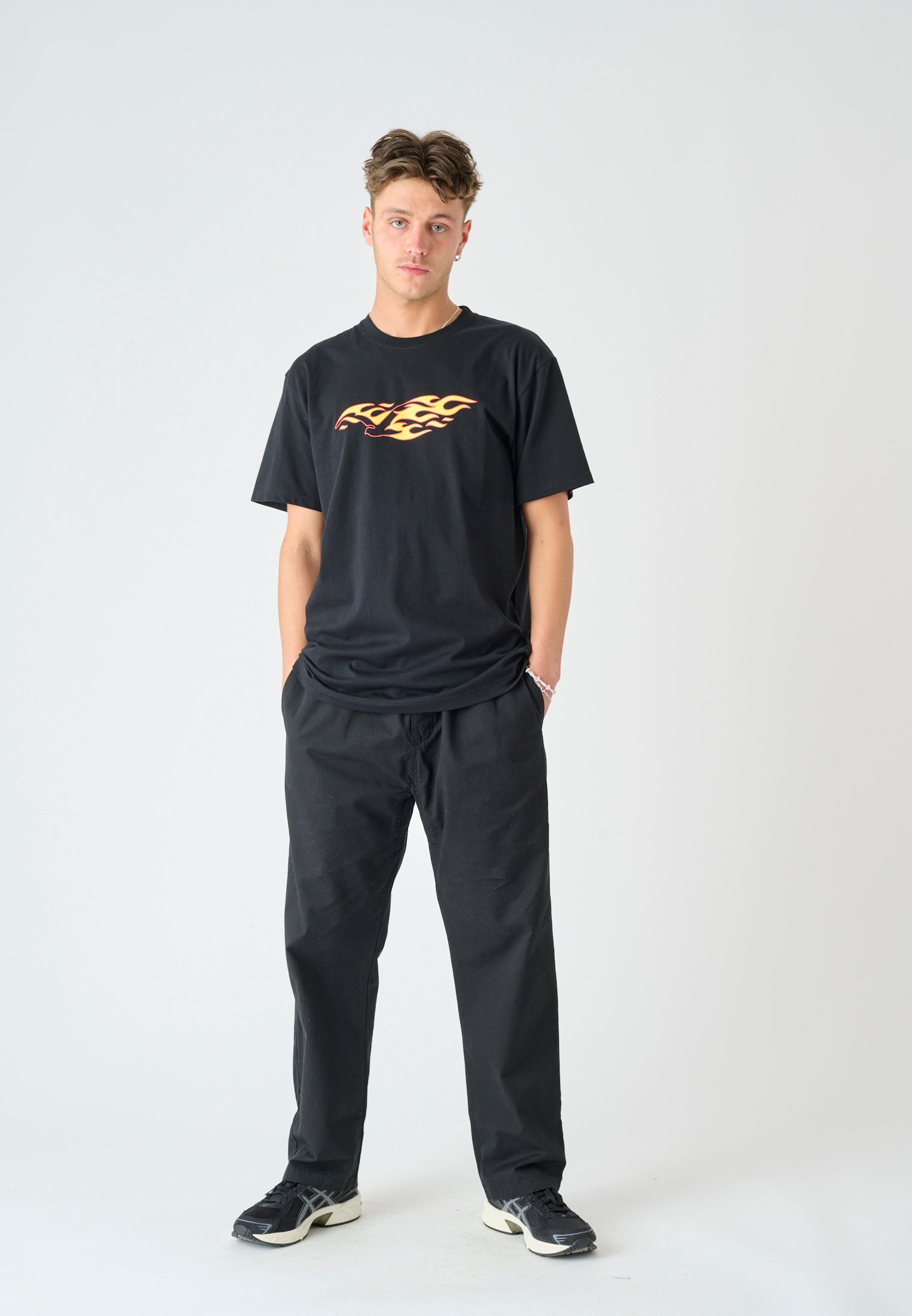 Cleptomanicx T-Shirt »Flaming Gull«, Mit lässigem Tribal-Print