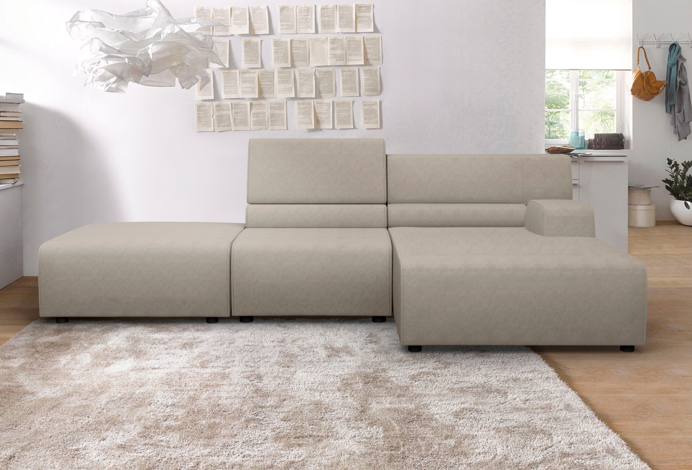 Egoitaliano Ecksofa »Babouche, Designsofa mit außergewöhnlichem Sitzkomfort zum Wohlfühlen«