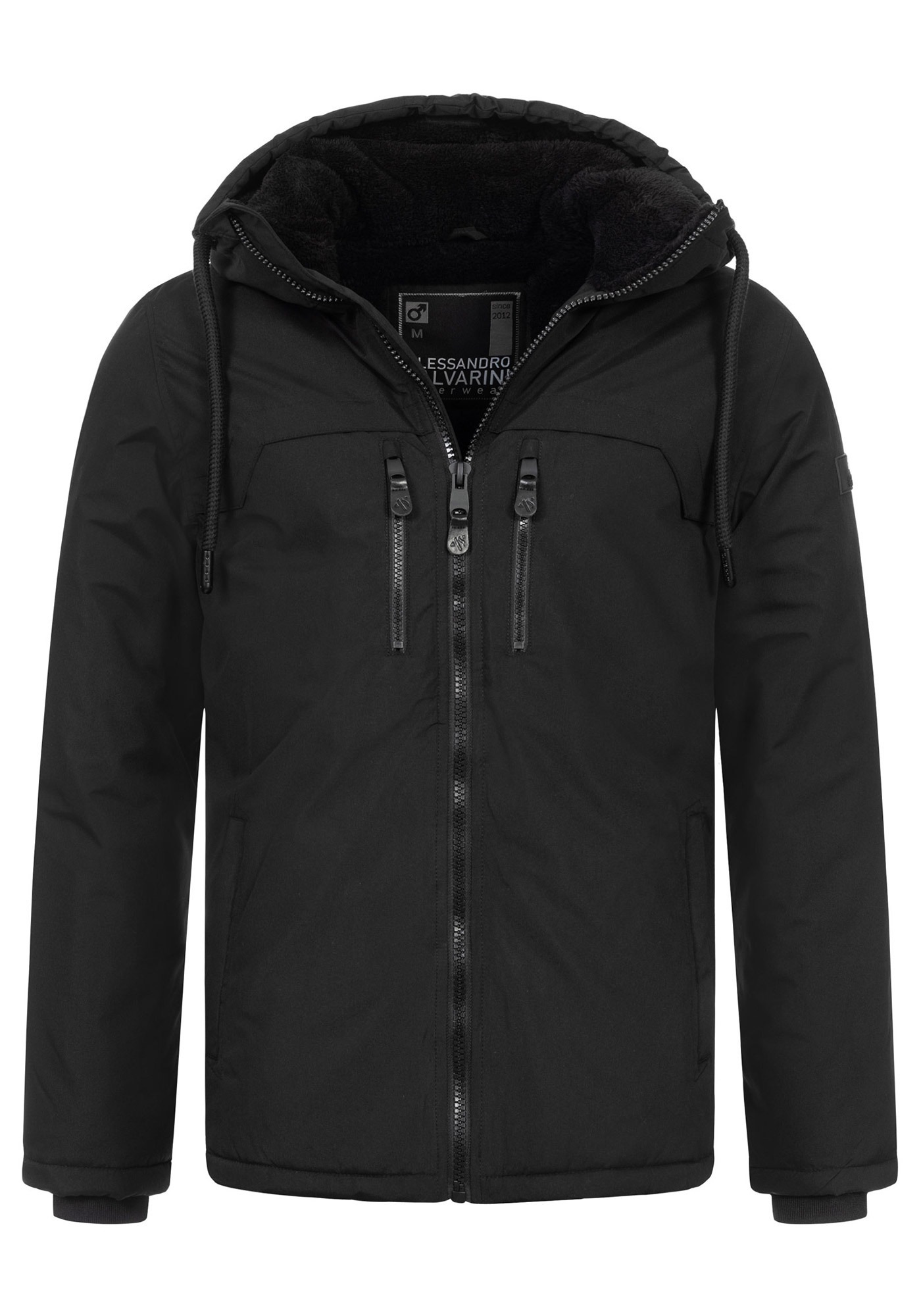 Alessandro Salvarini Winterjacke »ASMori« mit warmem Teddyfell