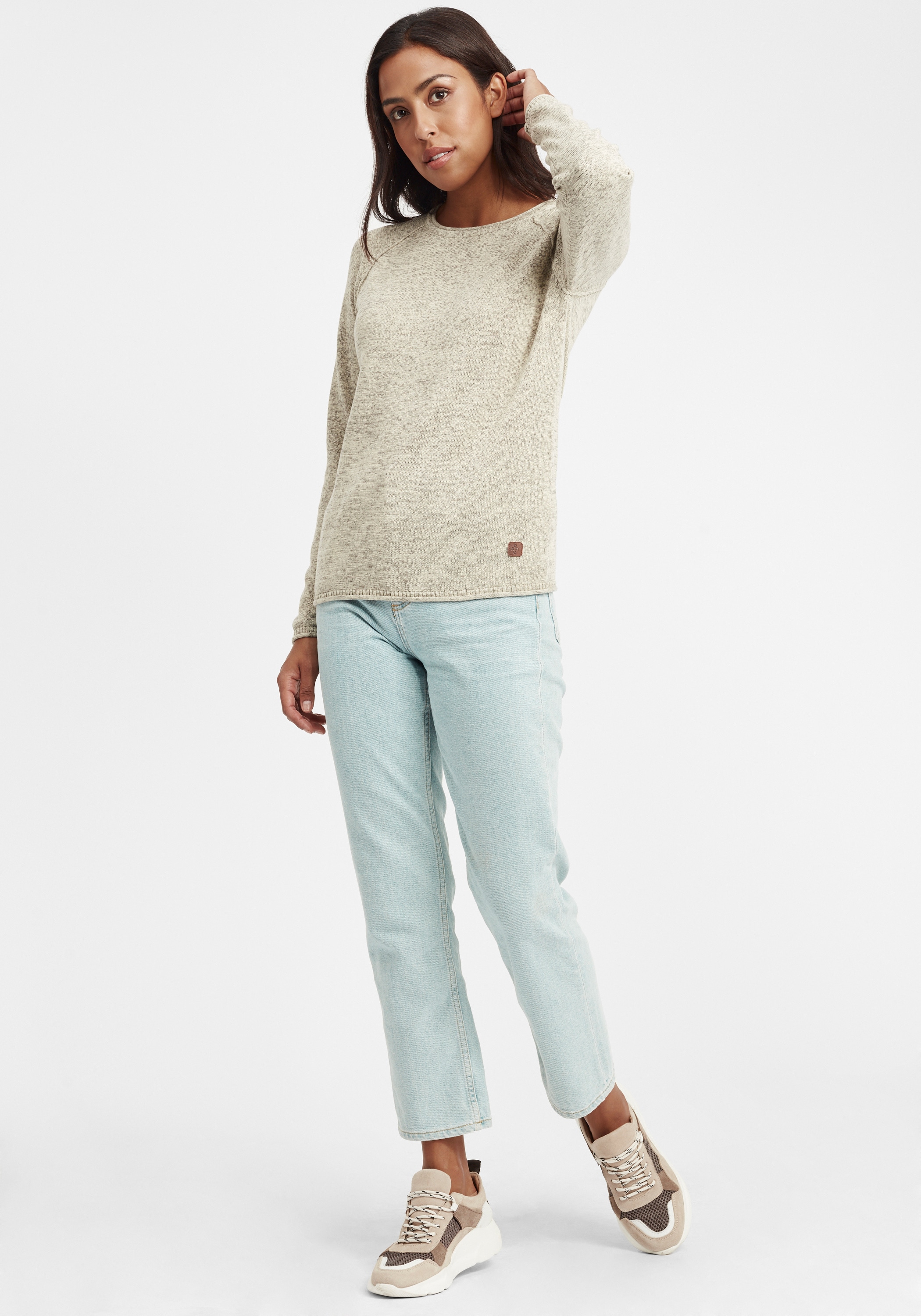 OXMO Strickfleece-Pullover »Strickpullover OXDaniela«