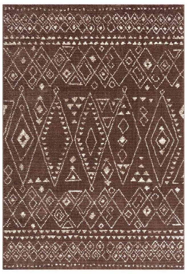 Carpet City Teppich »April 2292«, rechteckig, 10 mm Höhe, Läufer, weich durch Microfaser, Boho Ethno Look, Wohnzimmer