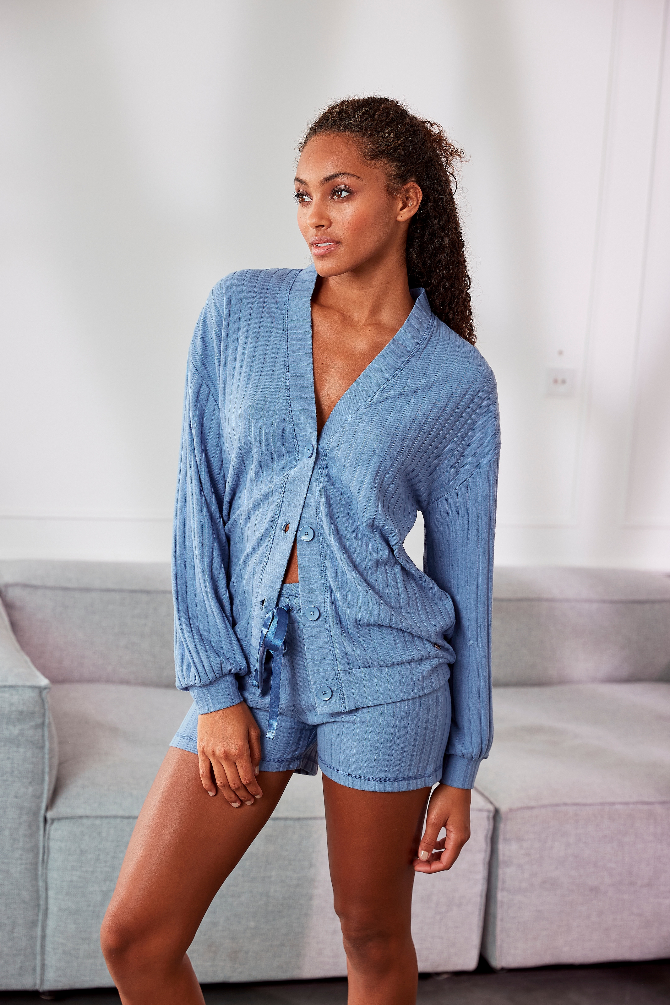 s.Oliver Cardigan, mit breiter Knopfleiste, Loungewear