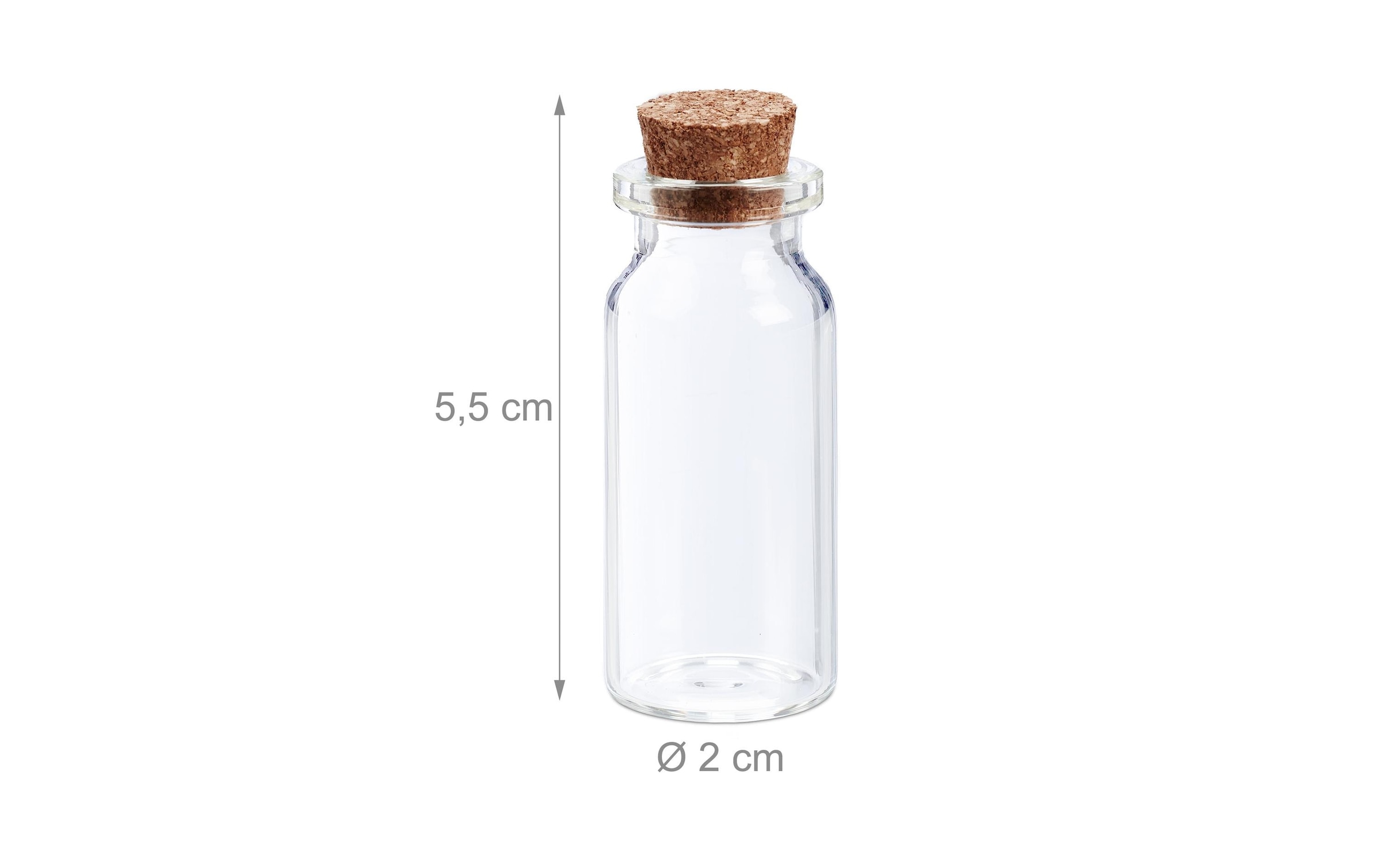 relaxdays Einmachglas »10 ml 60 Stück«
