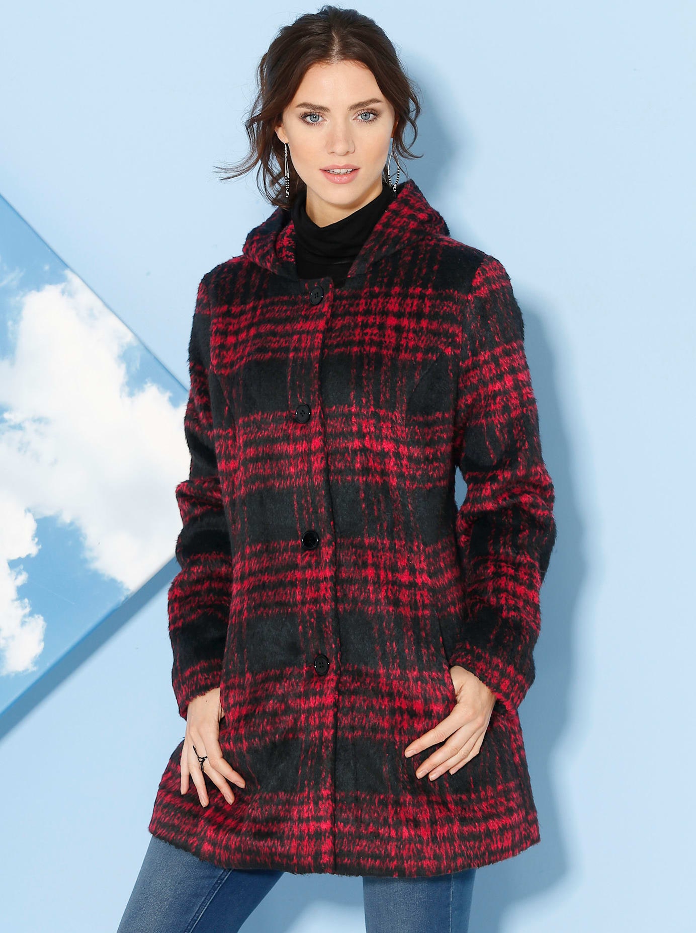 Classic Basics Outdoorjacke mitKapuze günstig online kaufen