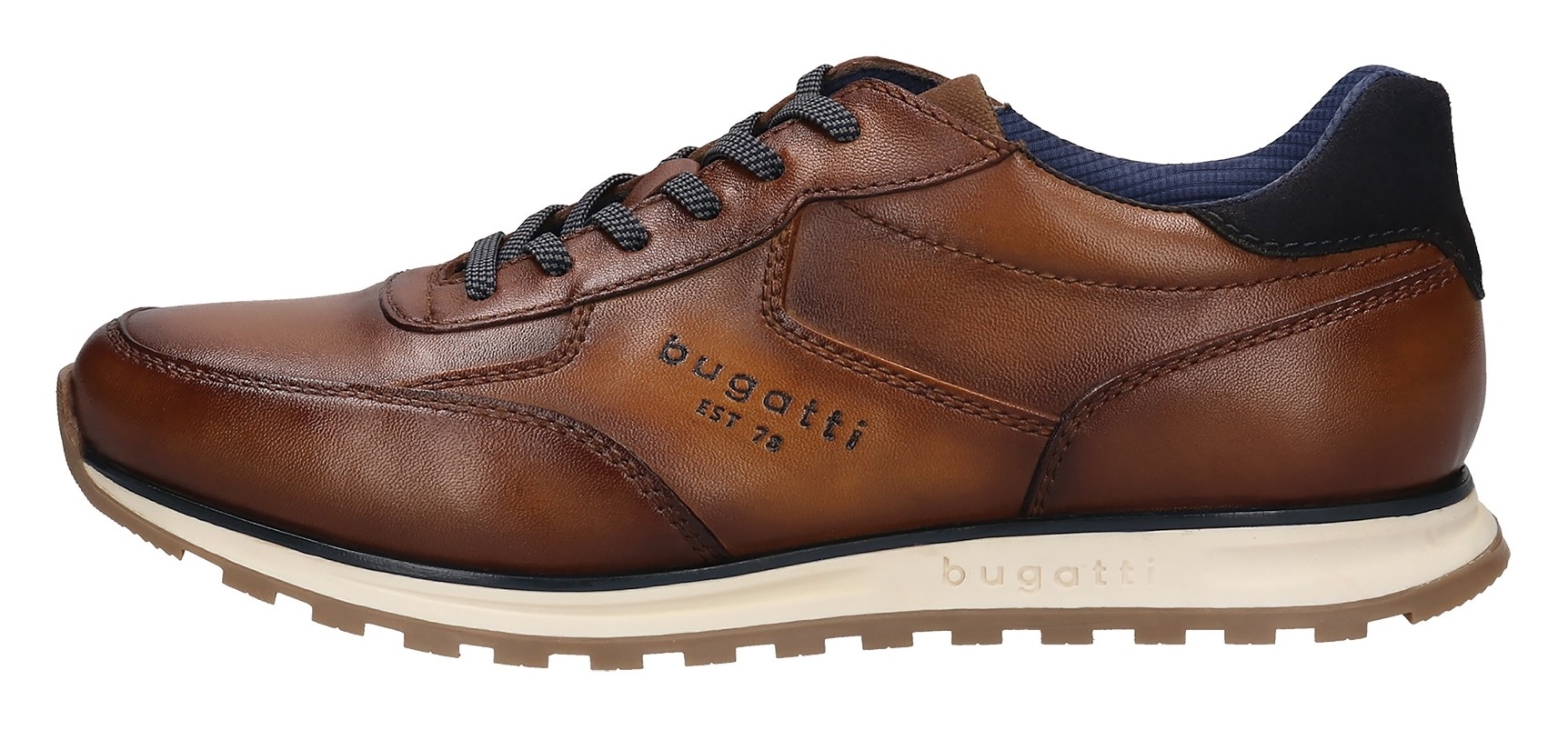 bugatti Slip-On Sneaker, Freizeitschuh, Halbschuh, Slipper mit Antik Finish