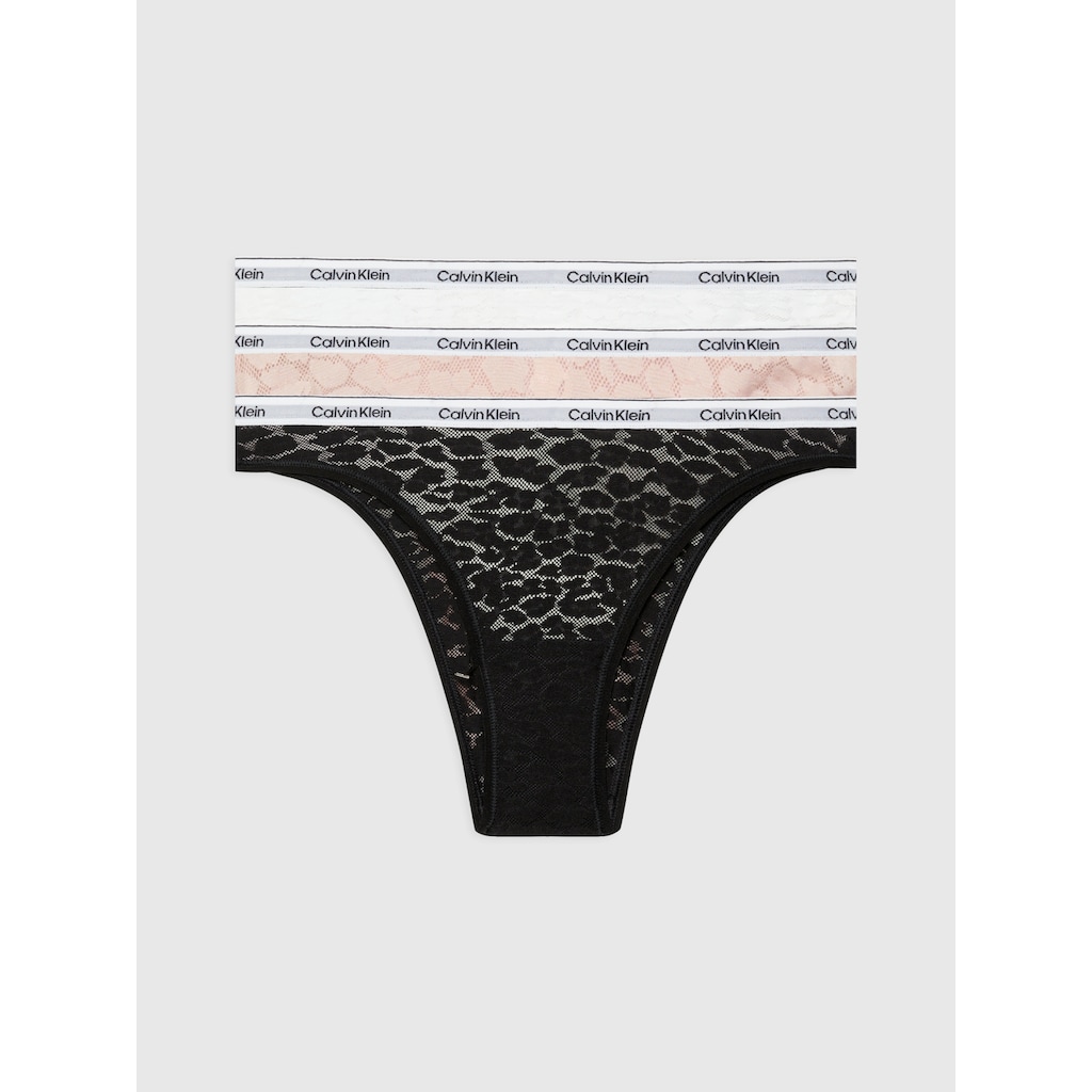 Calvin Klein Underwear Brasilslip »3 PACK BRAZILIAN (LOW-RISE)«, (Packung, 3 St., 3er-Pack), mit Logobund