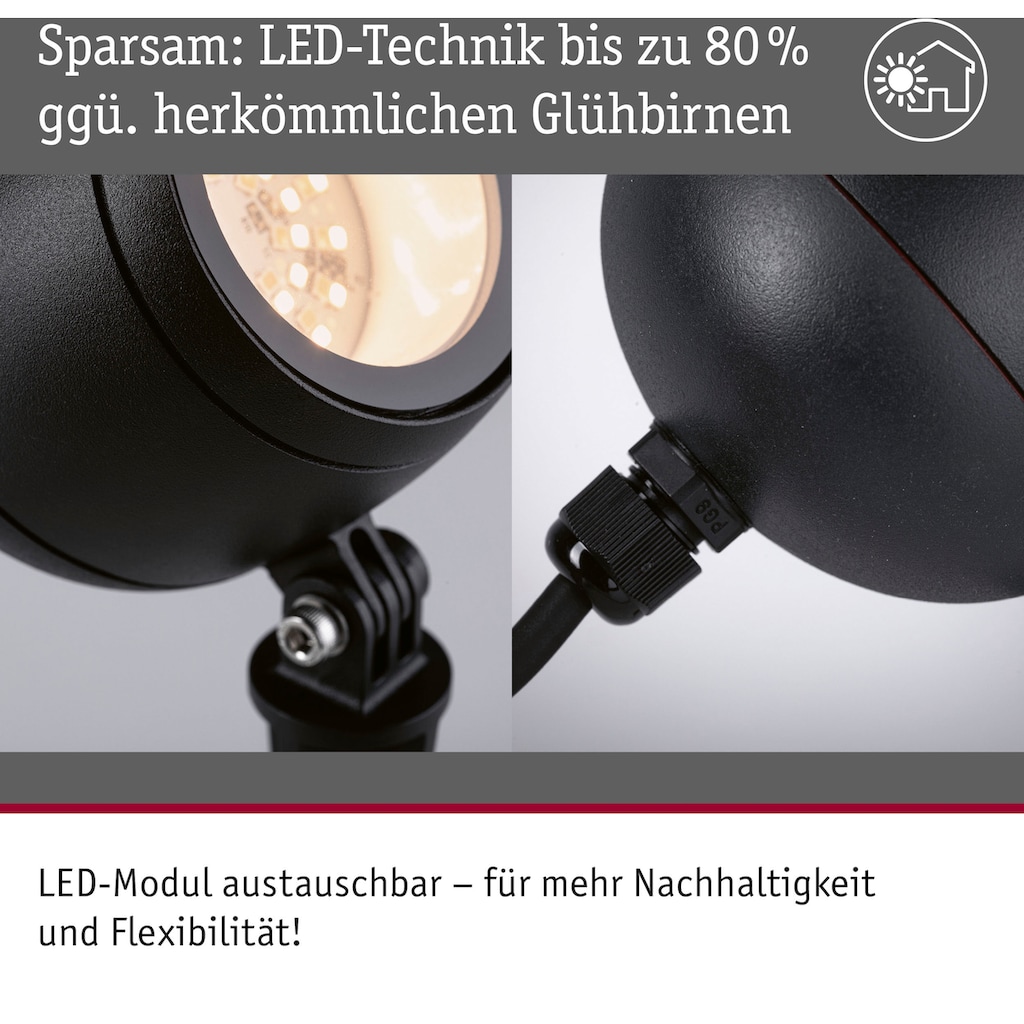 Paulmann LED Gartenleuchte »Outdoor 230V Spot Kikolo Insect friendly ZigBee«, 1 flammig-flammig
