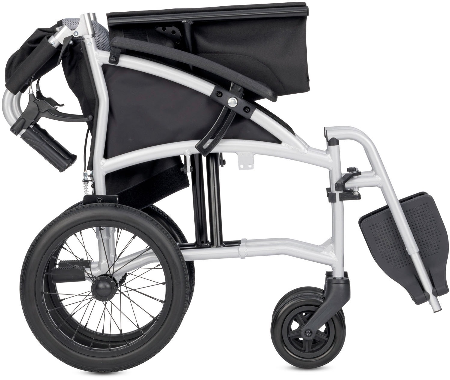 Bischoff & Bischoff Transportrollstuhl »Vida 13"«, Die perfekte Wahl für Reisen und Mobilität unterwegs, nur 10 kg