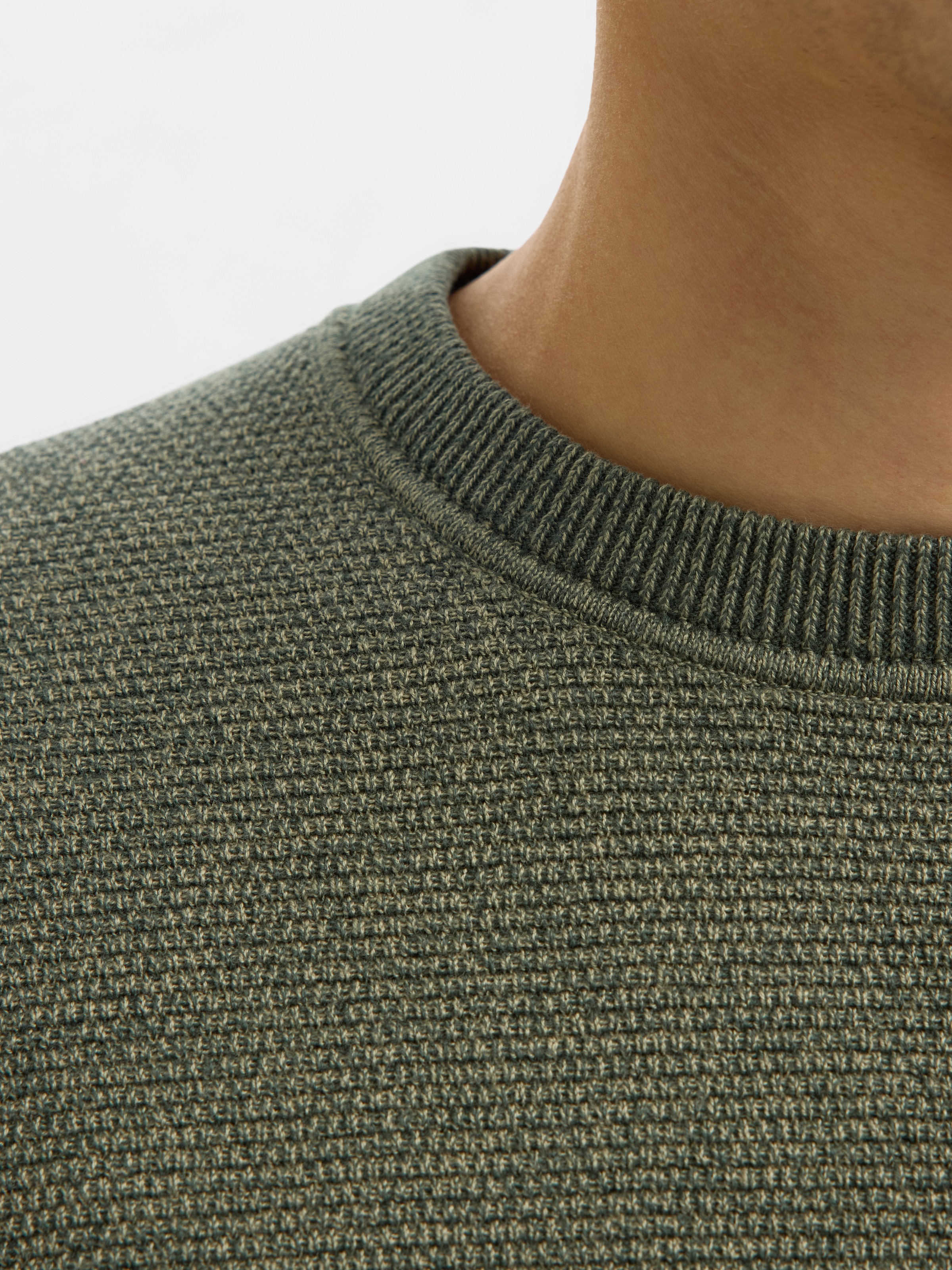 SELECTED HOMME Strickpullover "SLHROSS LS KNIT STRUCTURE CREW NECK NOOS" günstig online kaufen