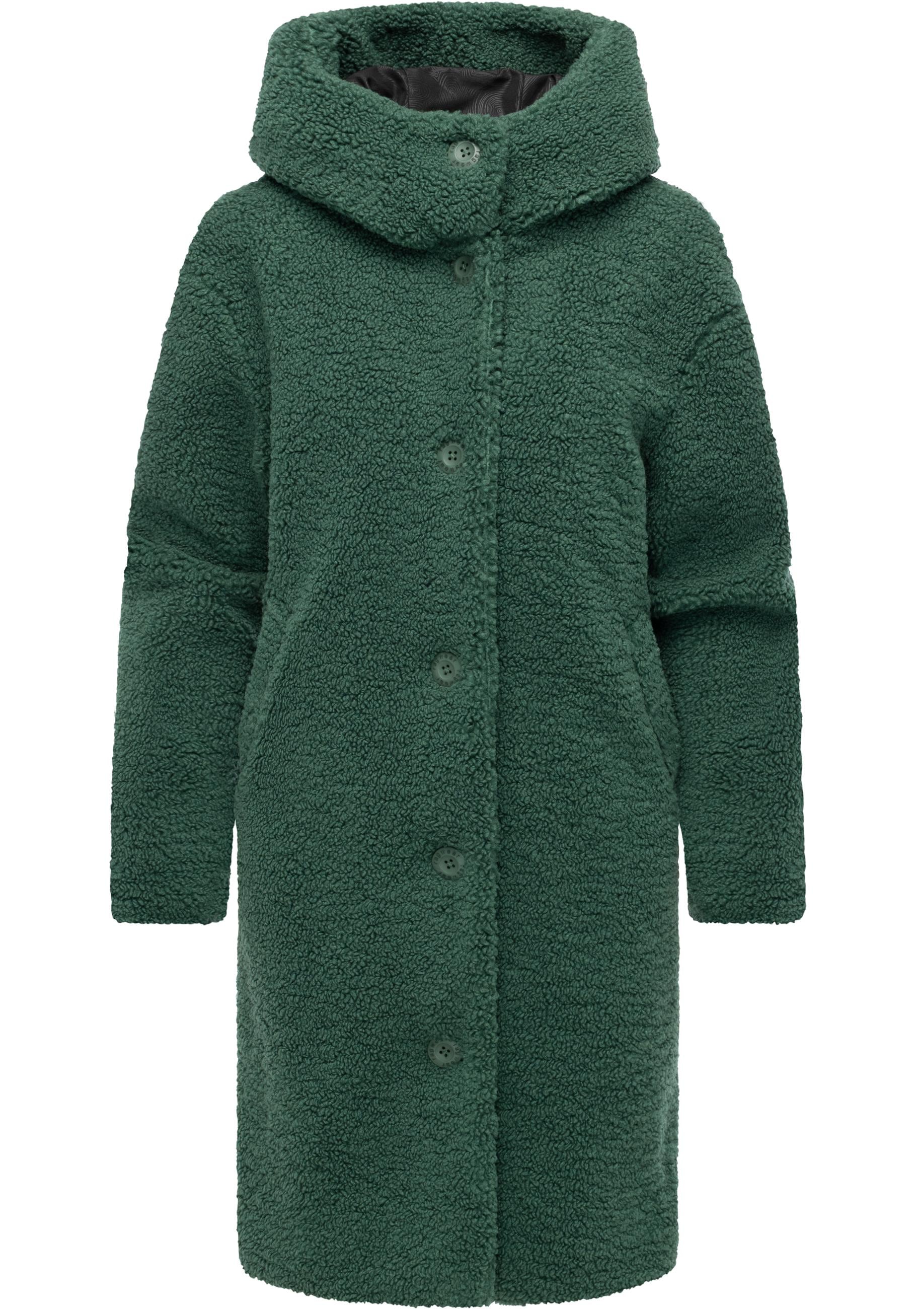 Ragwear Langmantel "Joonie YOUMODO" Langer Winter Plüschmantel mit Kapuze günstig online kaufen