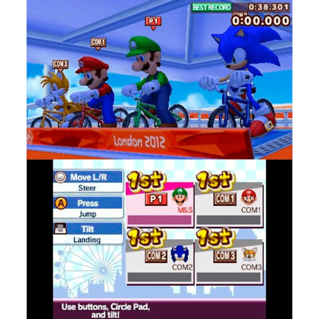 Sega Spielesoftware »MARIO & SONIC BEI DEN OLYMPISCHEN SPIELEN LONDON 2012«, Nintendo 3DS