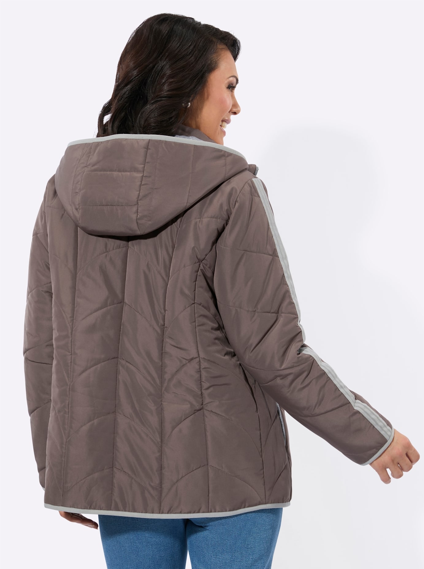 Casual Looks Steppjacke mit Kapuze