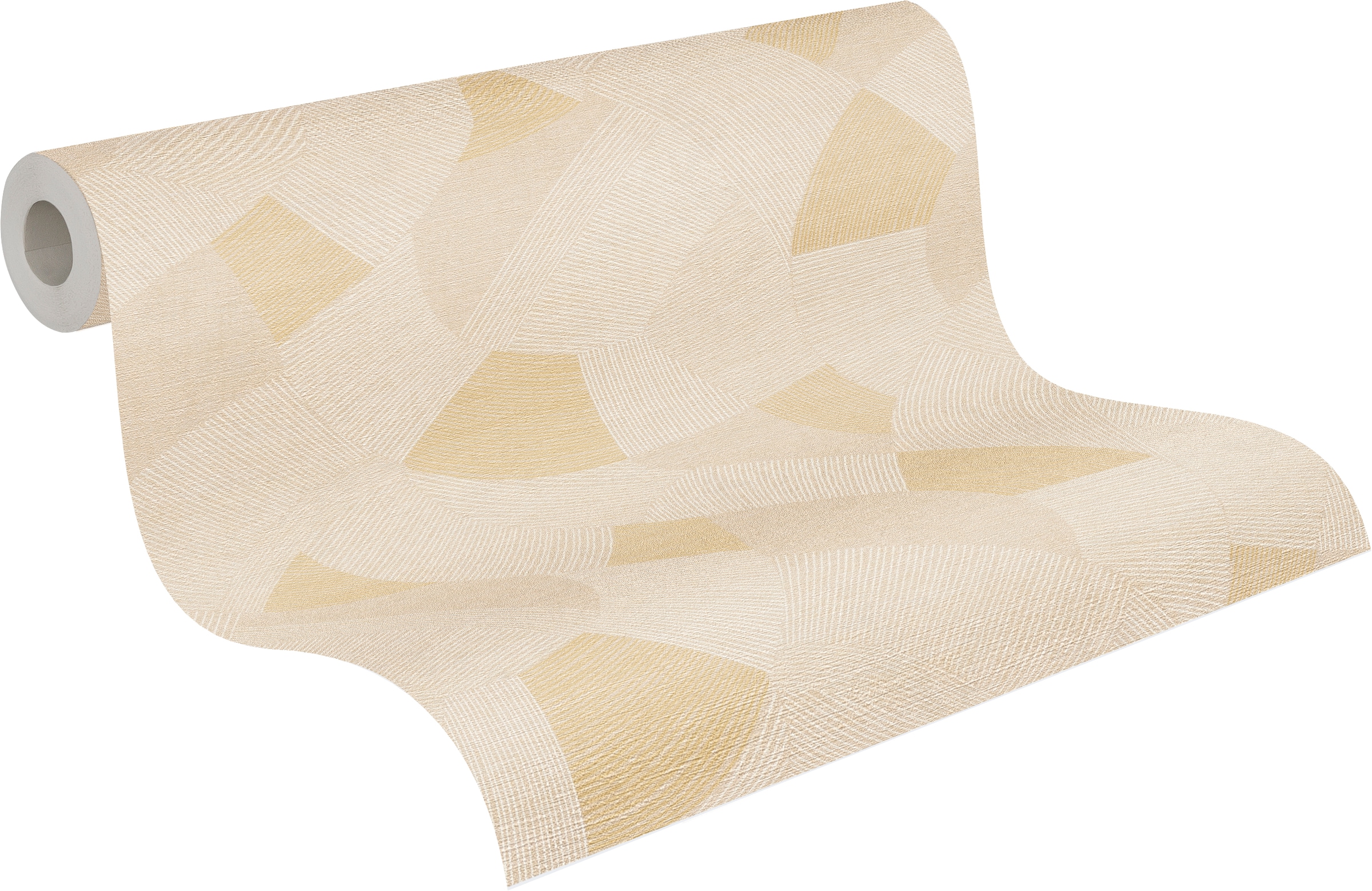 A.S. Création Vliestapete »Cuba II Modern Metallic Arches« Kunst | Strukturmuster | geometrisch leicht strukturiert Modernes Geometrie-Design mit stilvoller Strukturwirkung