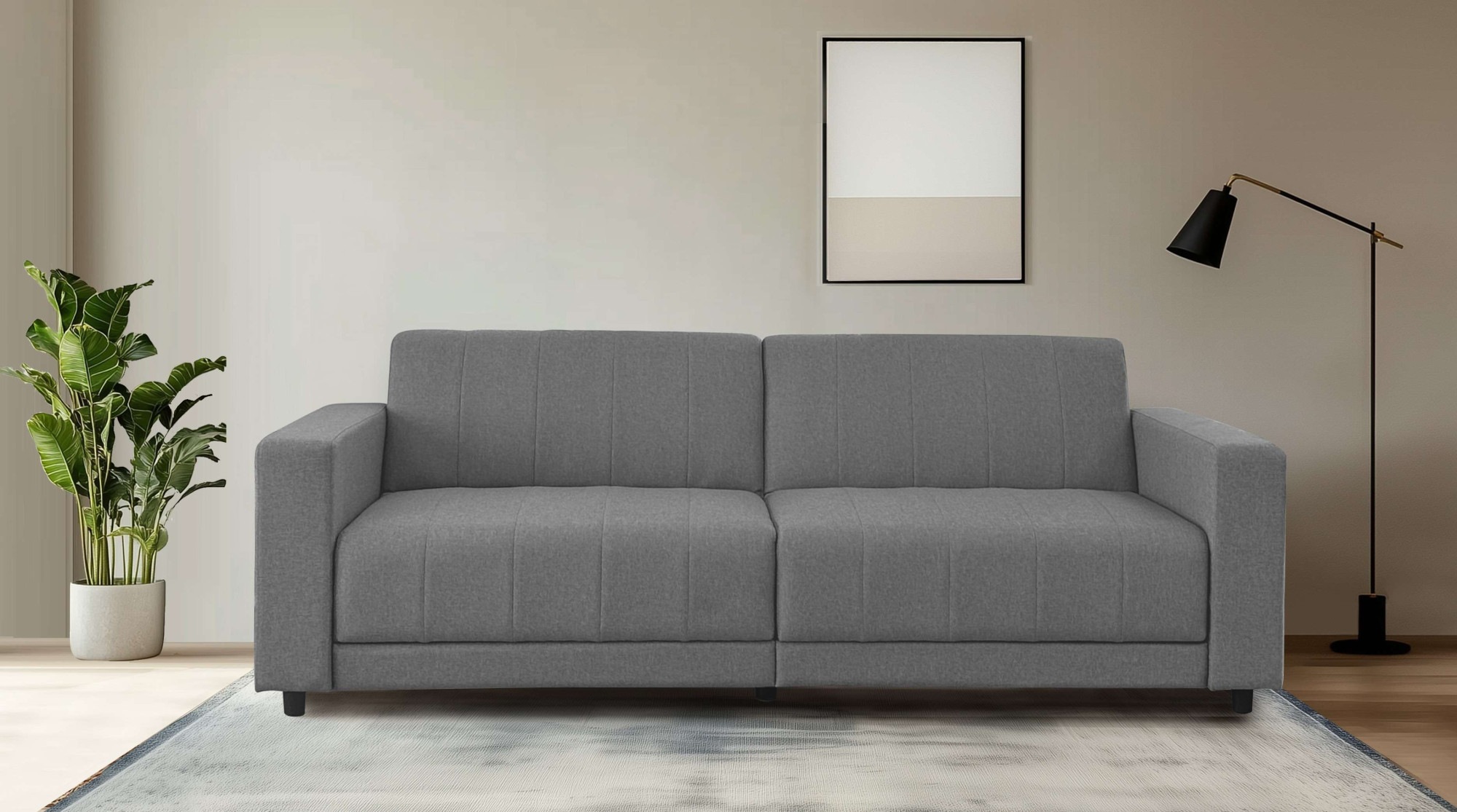 Dorel Home 3-Sitzer "Allie II Schlafsofa 225 cm", Bett-Funktion (108/190cm) günstig online kaufen