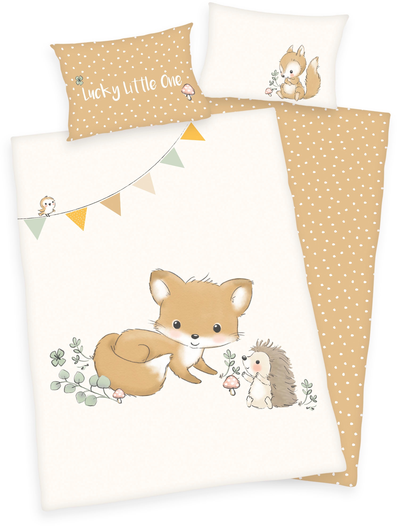 Baby Best Babybettwäsche "Waldfreunde" 2 Stk. tlg. mit liebevollem Motiv günstig online kaufen