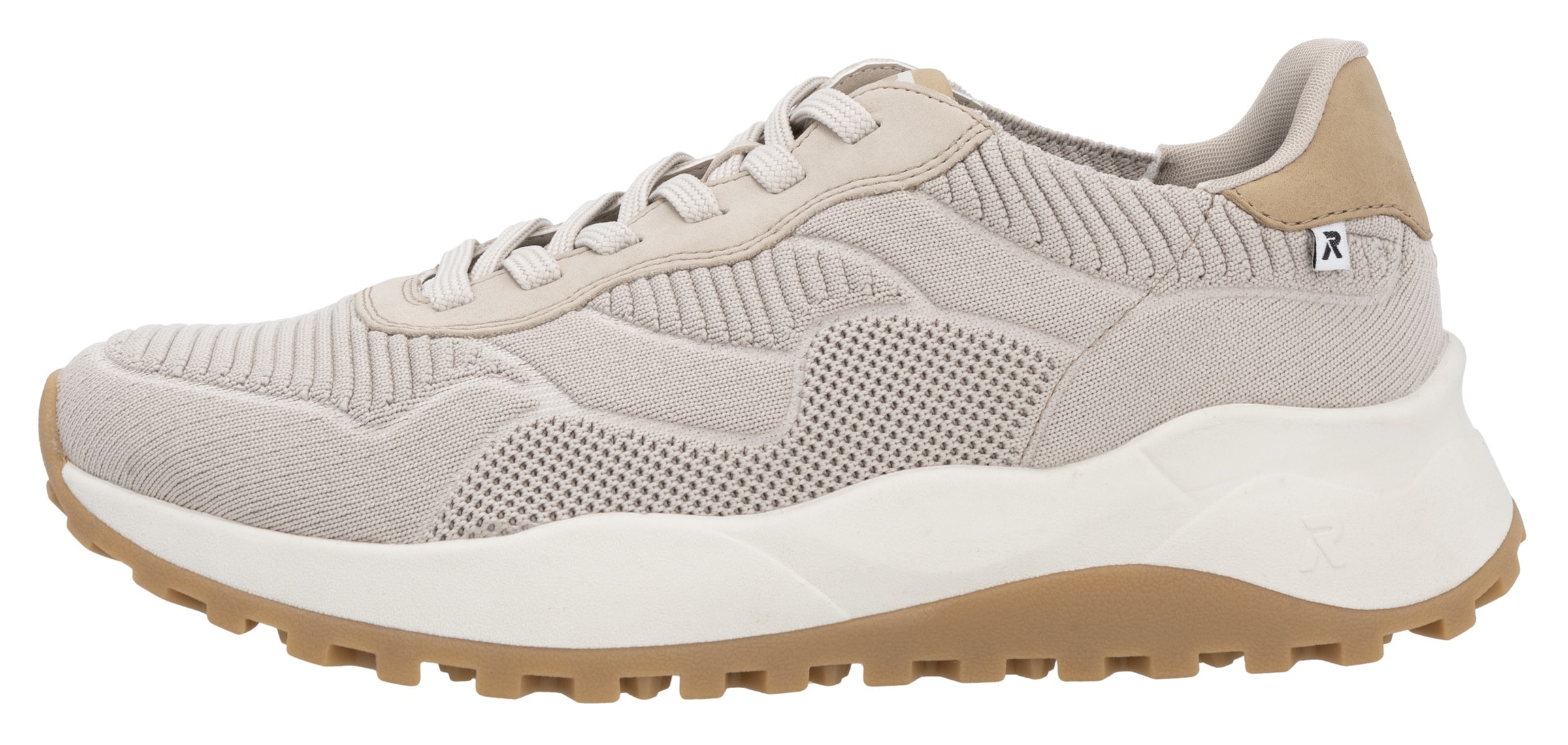 RIEKER Sport Sneaker, Schnürschuh, Sport-Sneaker für Maschinenwäsche geeignet
