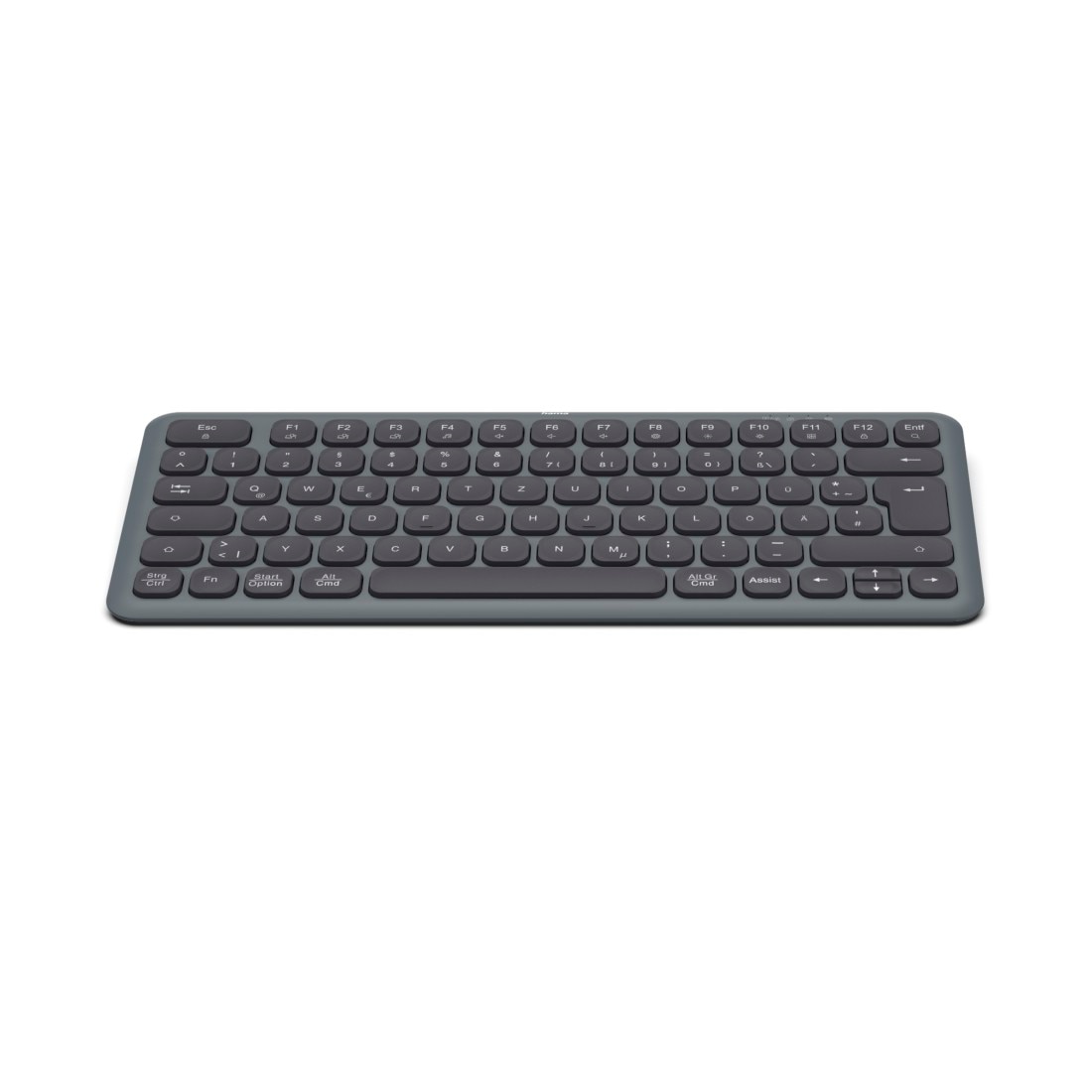 Hama Tastatur »Tastatur WK-500 (kabellos, QUERTZ, Multi-Device, klein)«