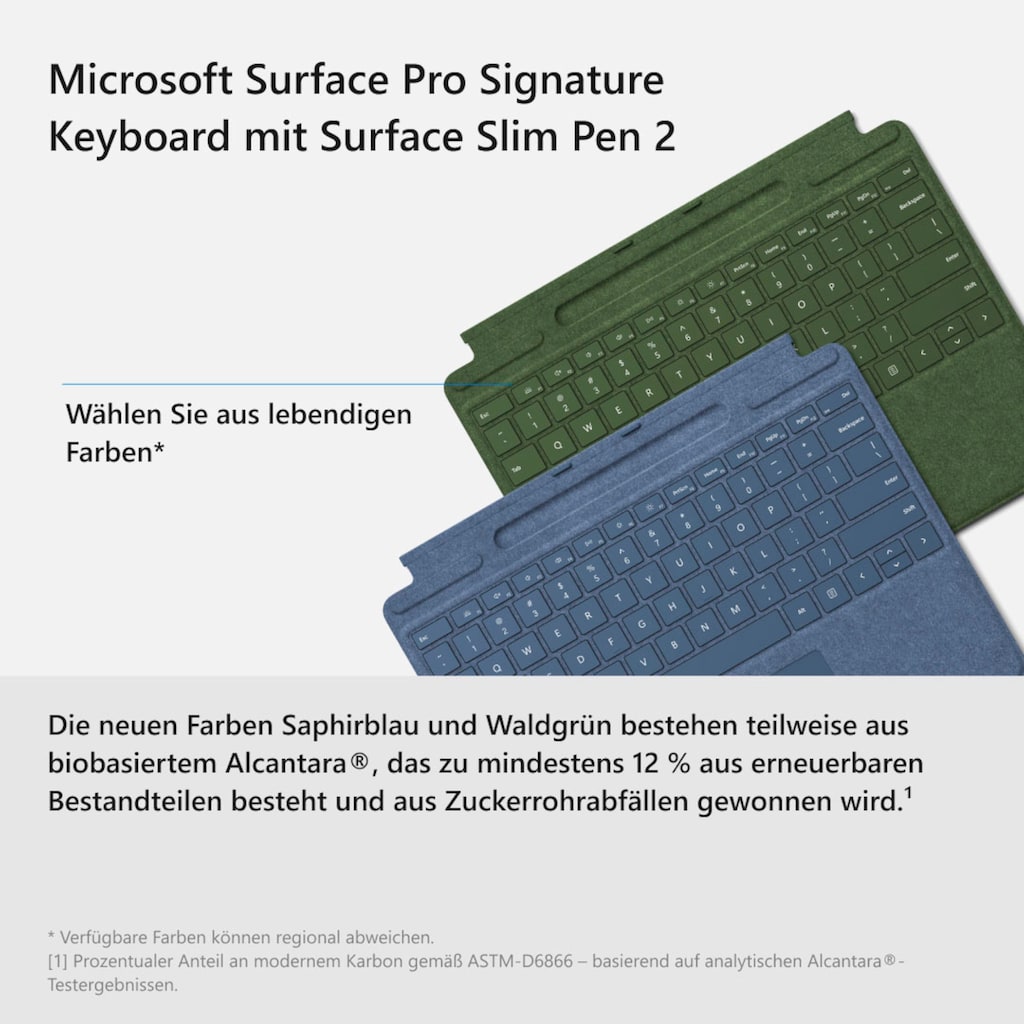 Microsoft Tastatur »Surface Pro Signature«, (Touchpad-Multimedia-Tasten)