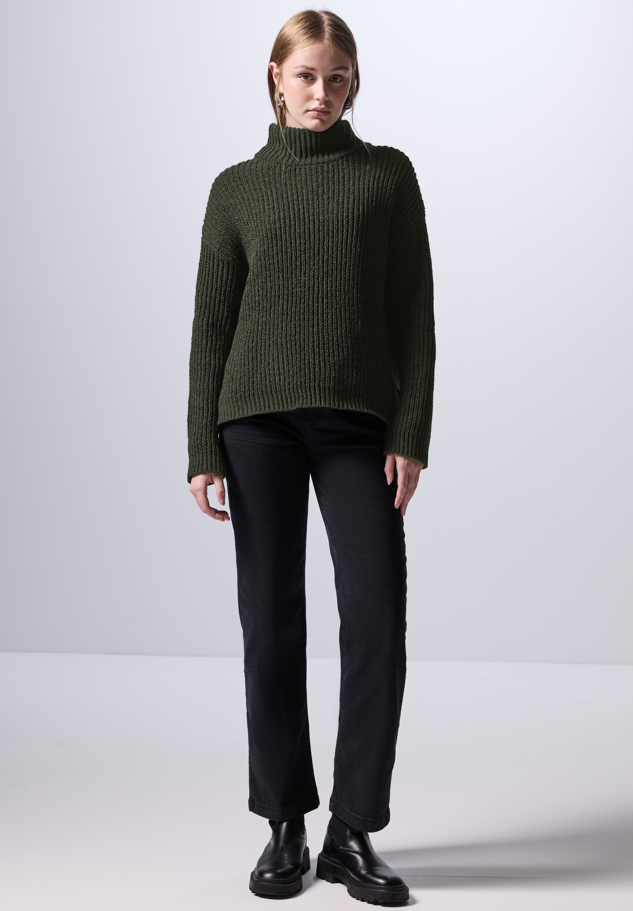 STREET ONE STUDIO Rollkragenpullover, mit Turtleneck
