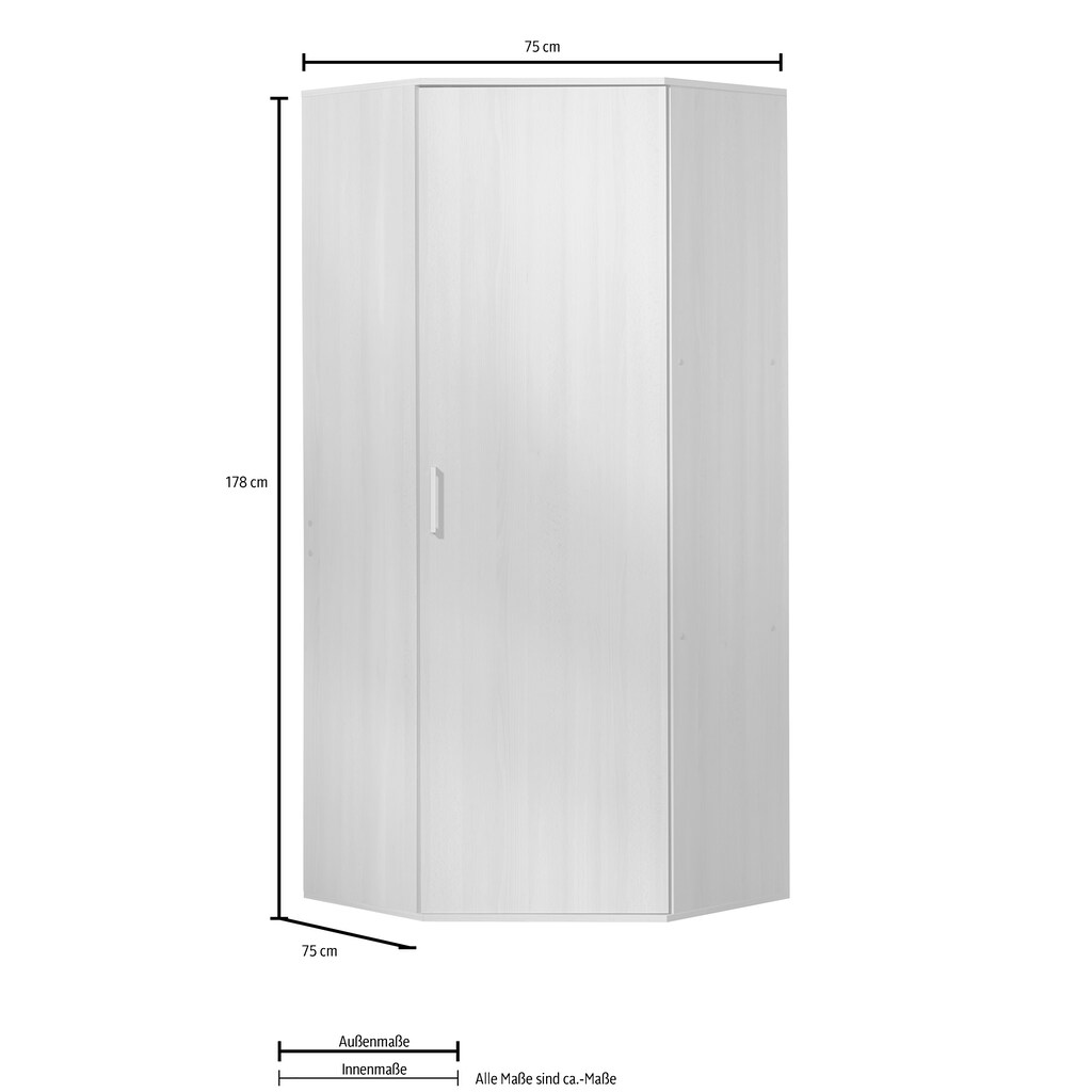 Wilmes Eckkleiderschrank »Ems«