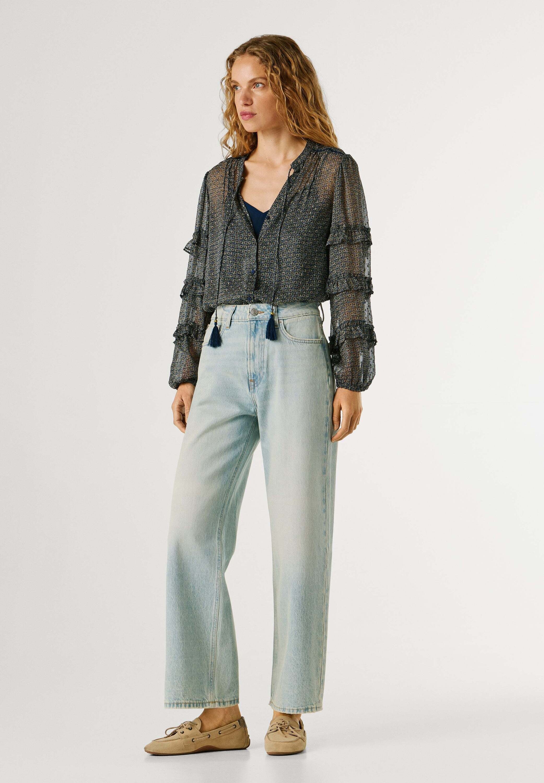 Pepe Jeans Straight-Jeans »straight leg jeans STRAIGHT JEANS UHW LEXA«
