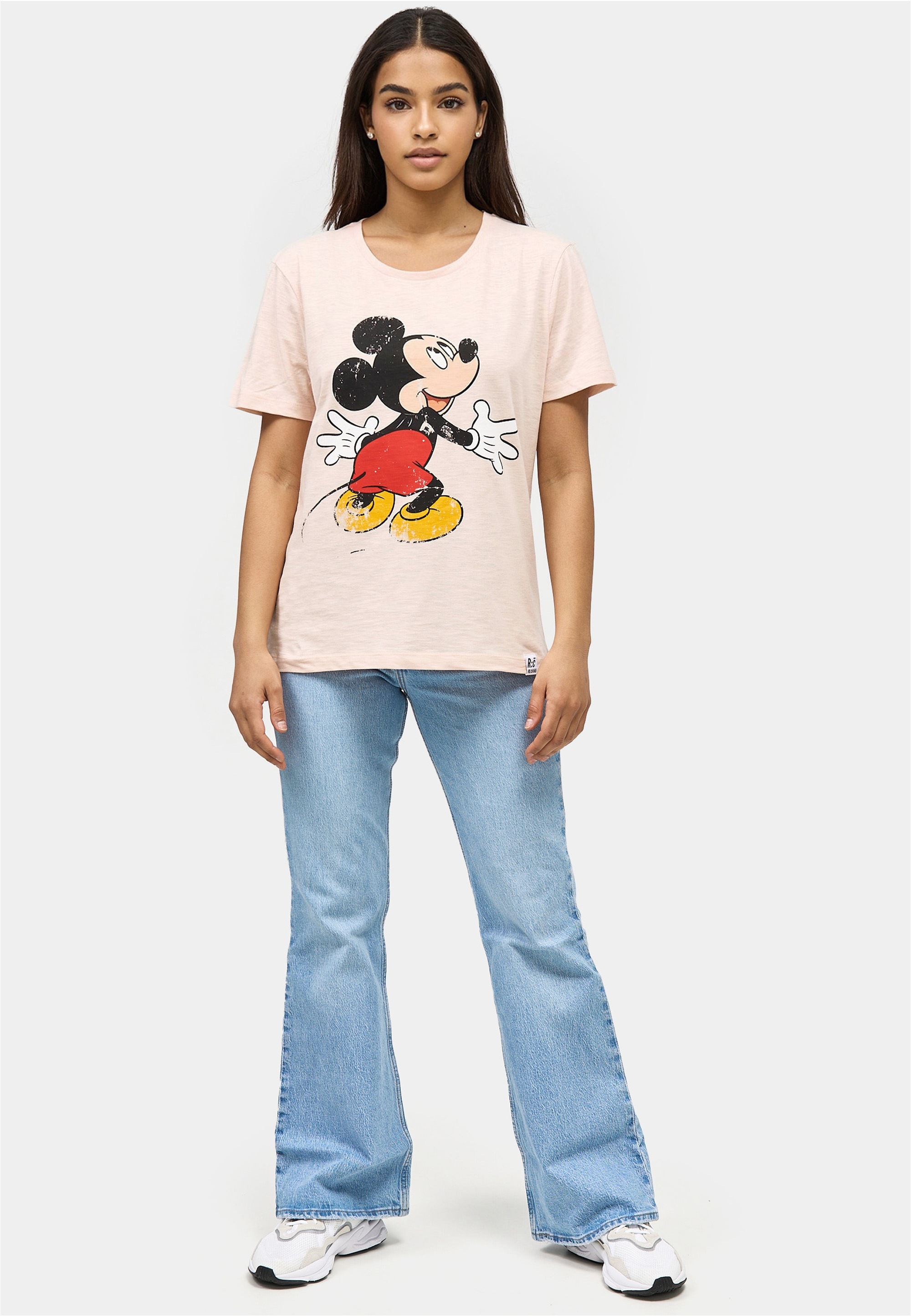 Recovered T-Shirt "Mickey Mouse Hug", (1 tlg.), im zeitlosen Design günstig online kaufen