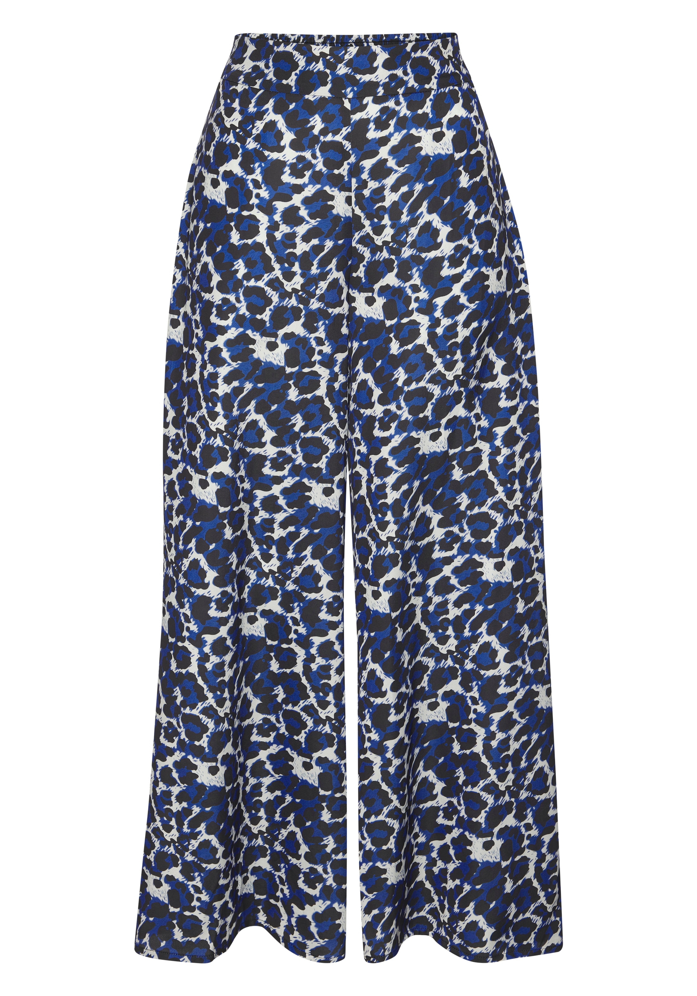 LASCANA Webhose  aus leichter Satinqualität, weite Palazzohose, Stoffhose