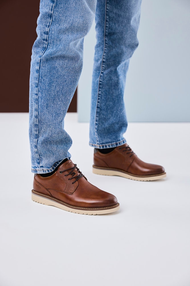 Rieker Schnürschuh, Halbschuh, Business-Schnürer in bequemer Form