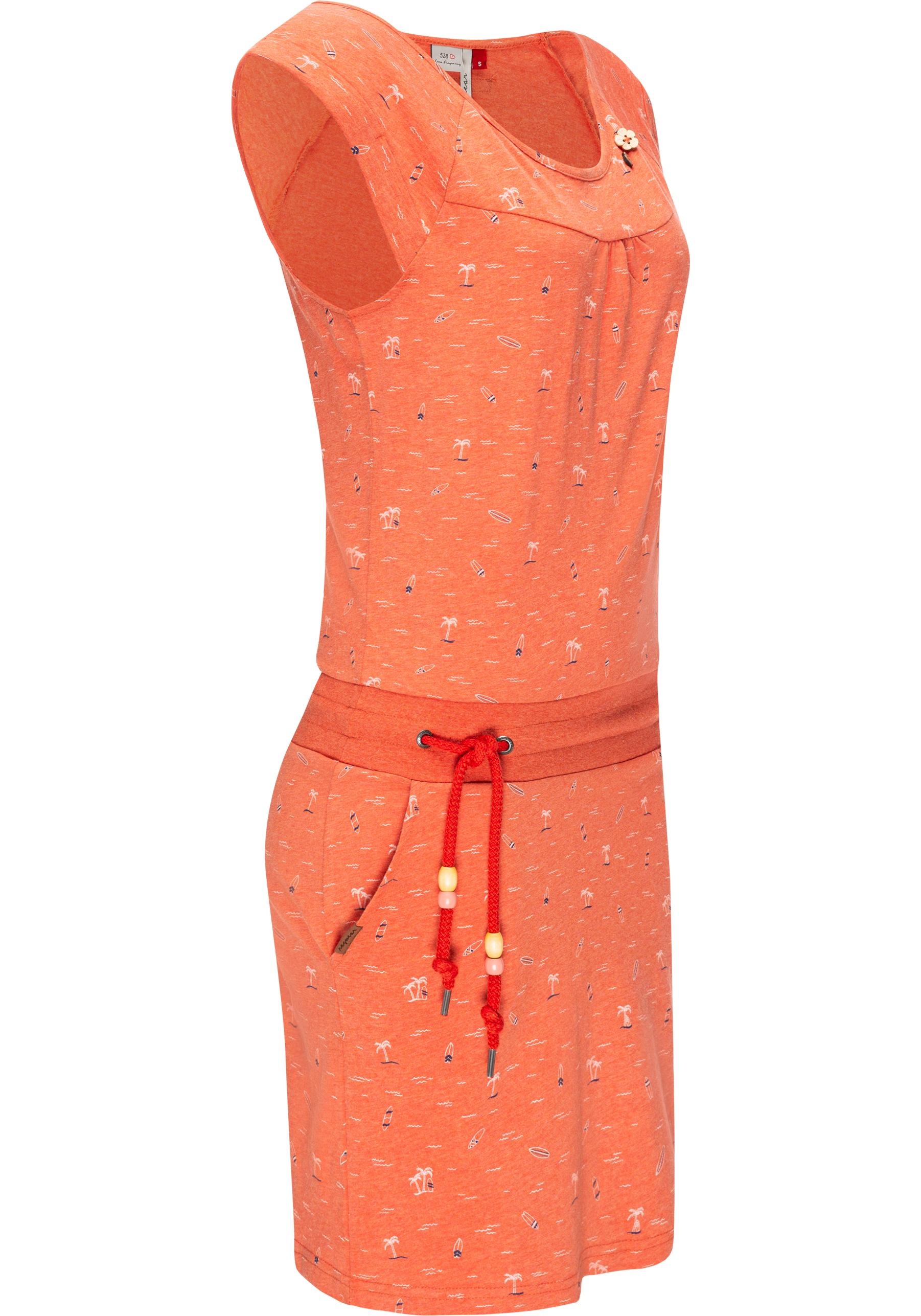 Ragwear Sommerkleid »Penelope«, leichtes Baumwoll Kleid mit Print