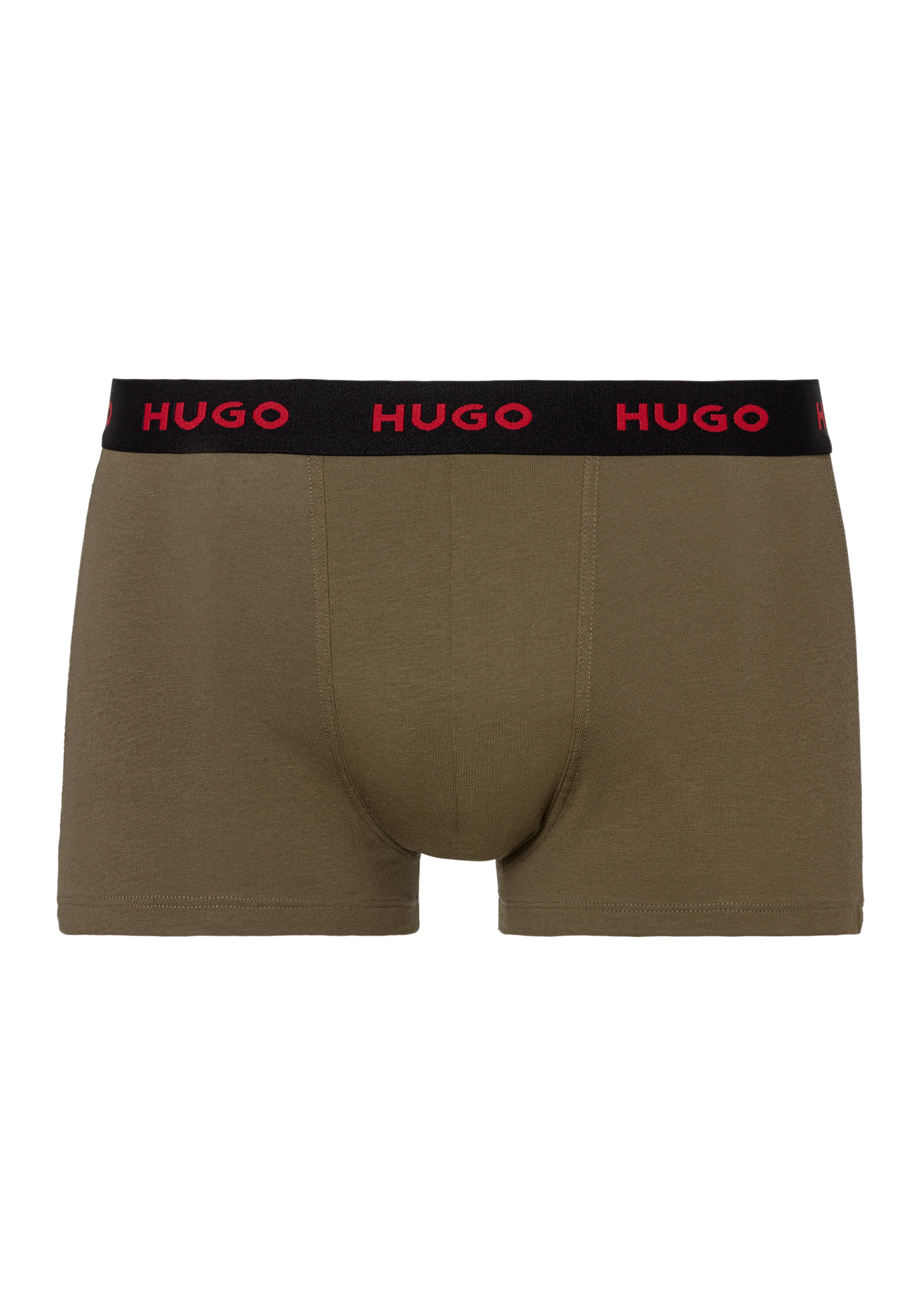 HUGO Underwear Trunk »TRUNK TRIPLET DESIGN«, (Packung, 3 St., 3er), mit elastischem Bund