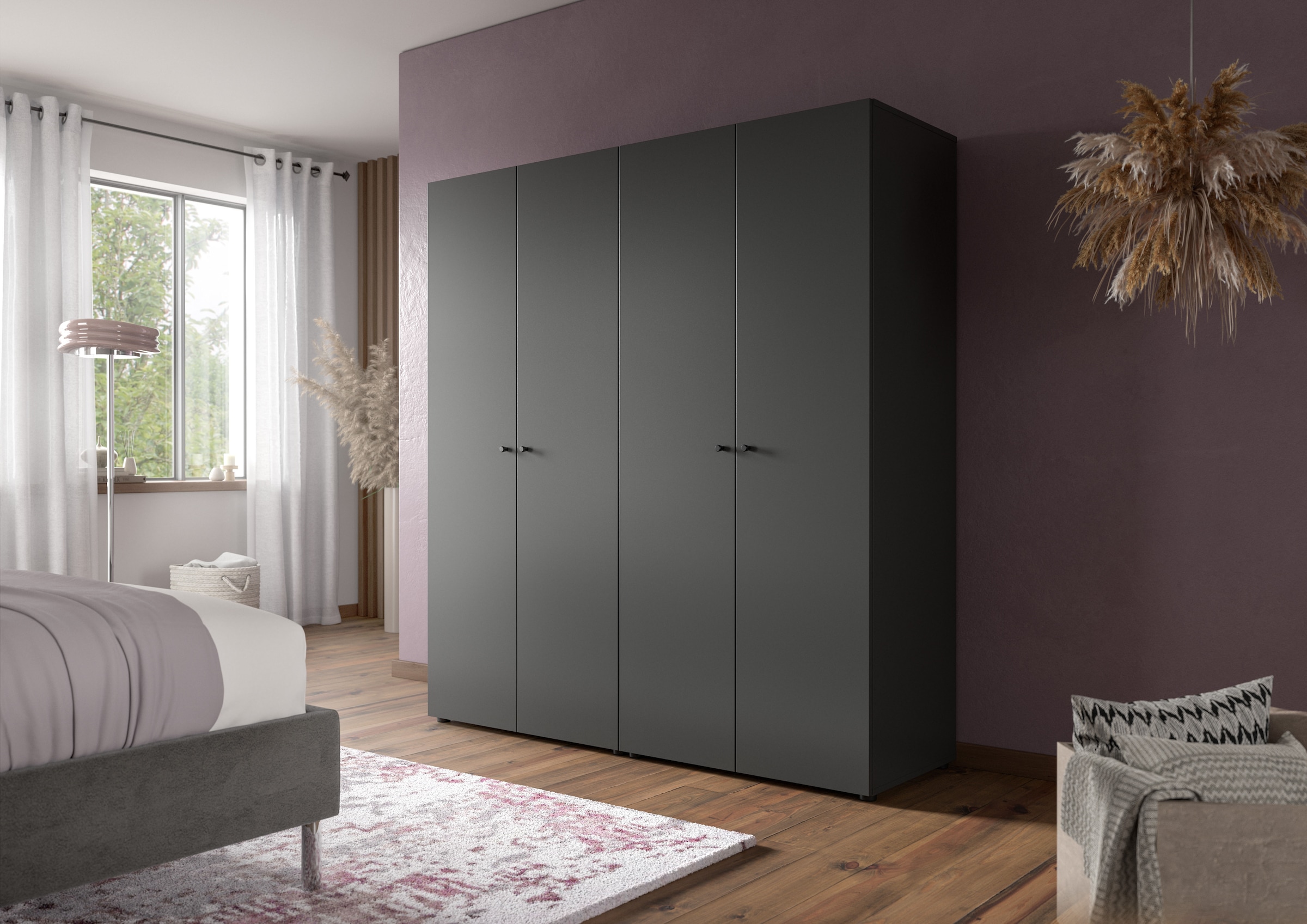 Home affaire Kleiderschrank "BILLINGS, TOPSELLER, Schlafzimmerschrank, Schr günstig online kaufen