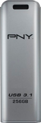 PNY USB-Stick "Elite Steel 32GB", 256GB GB, silber, USB-Sticks
