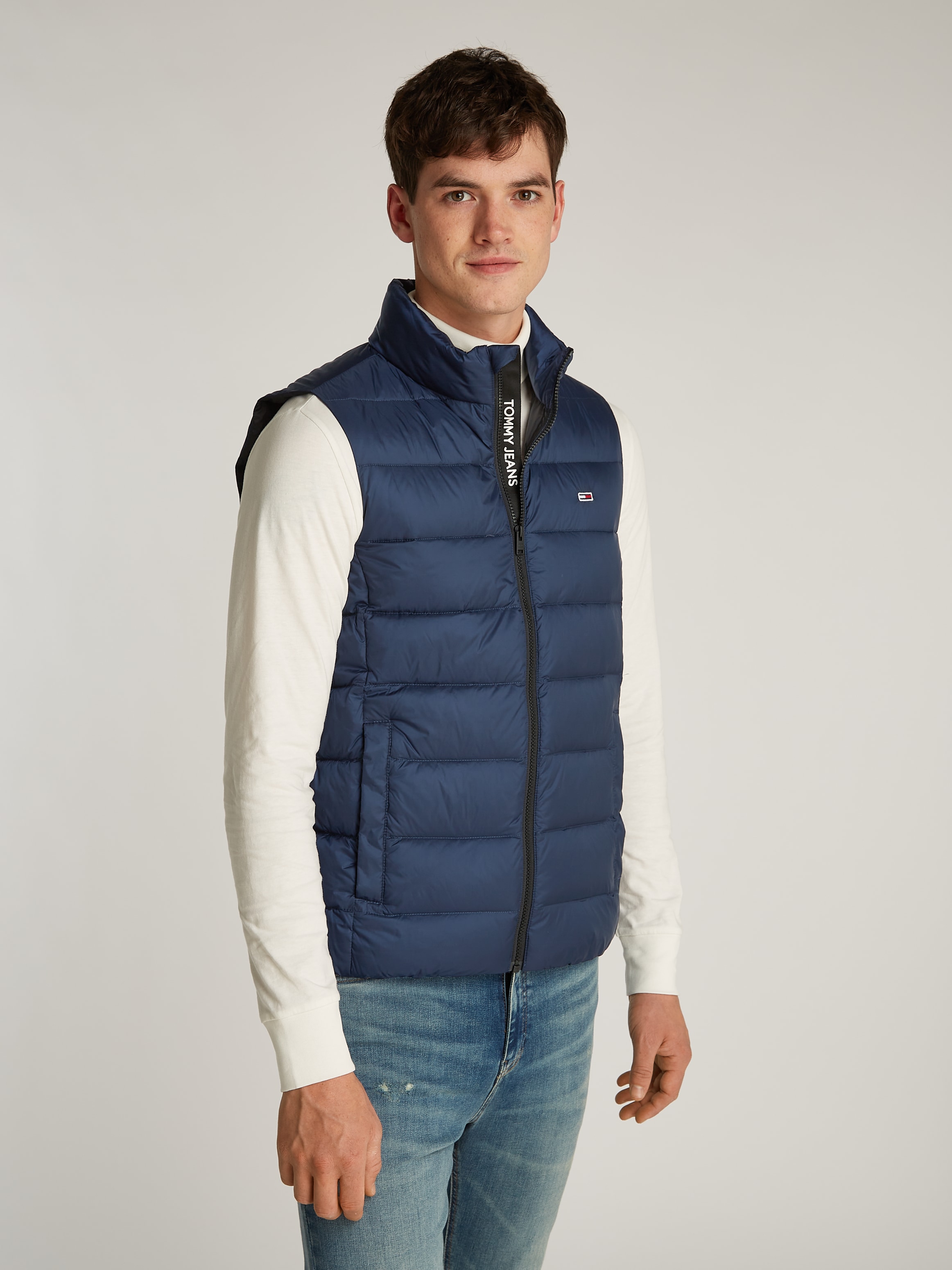 Tommy Jeans Steppweste "TJM LT DOWN VEST EXT", mit Daunenwattierung