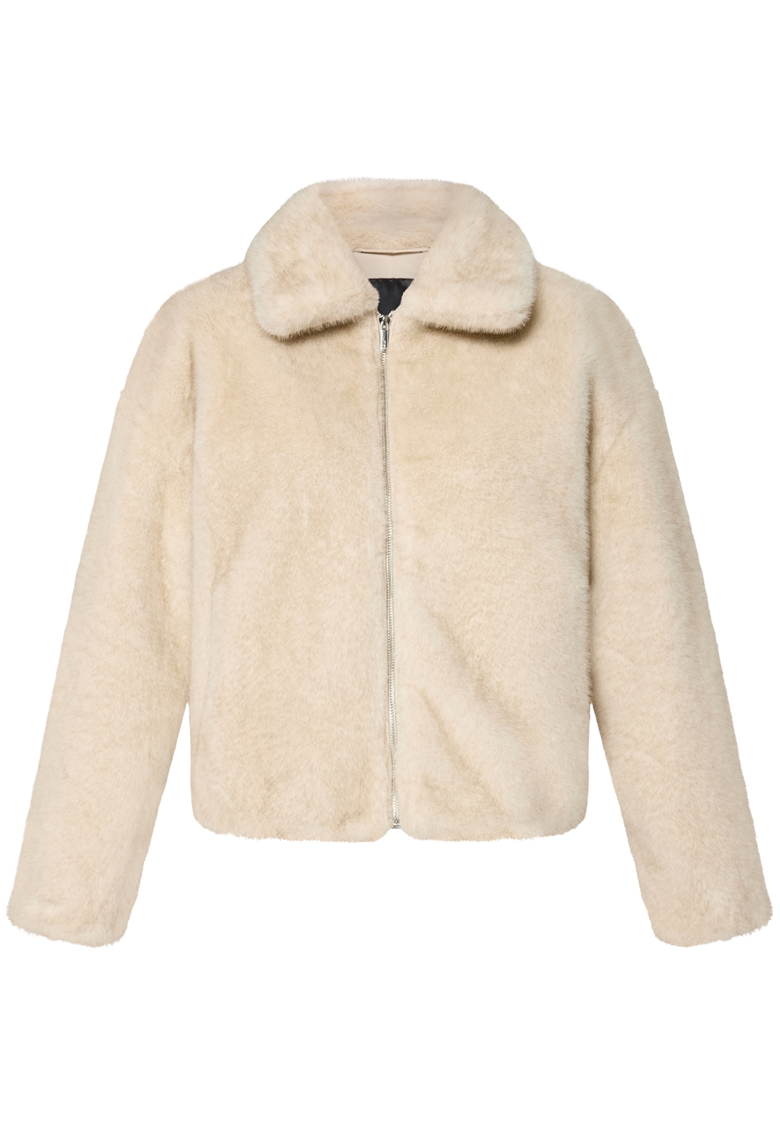Zero Plüschjacke »Damen mit Reißverschluss«