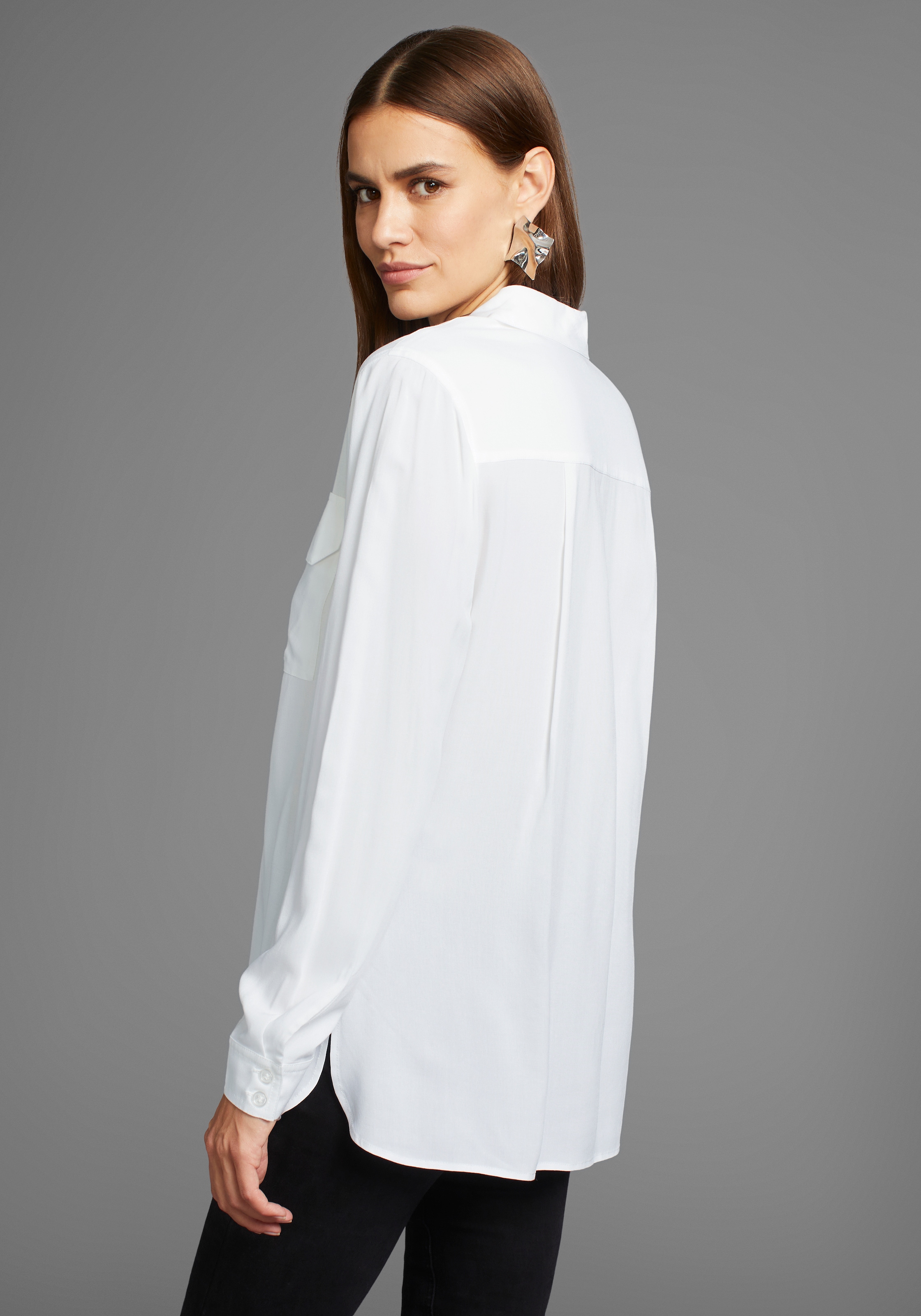 HECHTER PARIS Hemdbluse, mit durchgehender Knopfleiste-NEUE KOLLEKTION