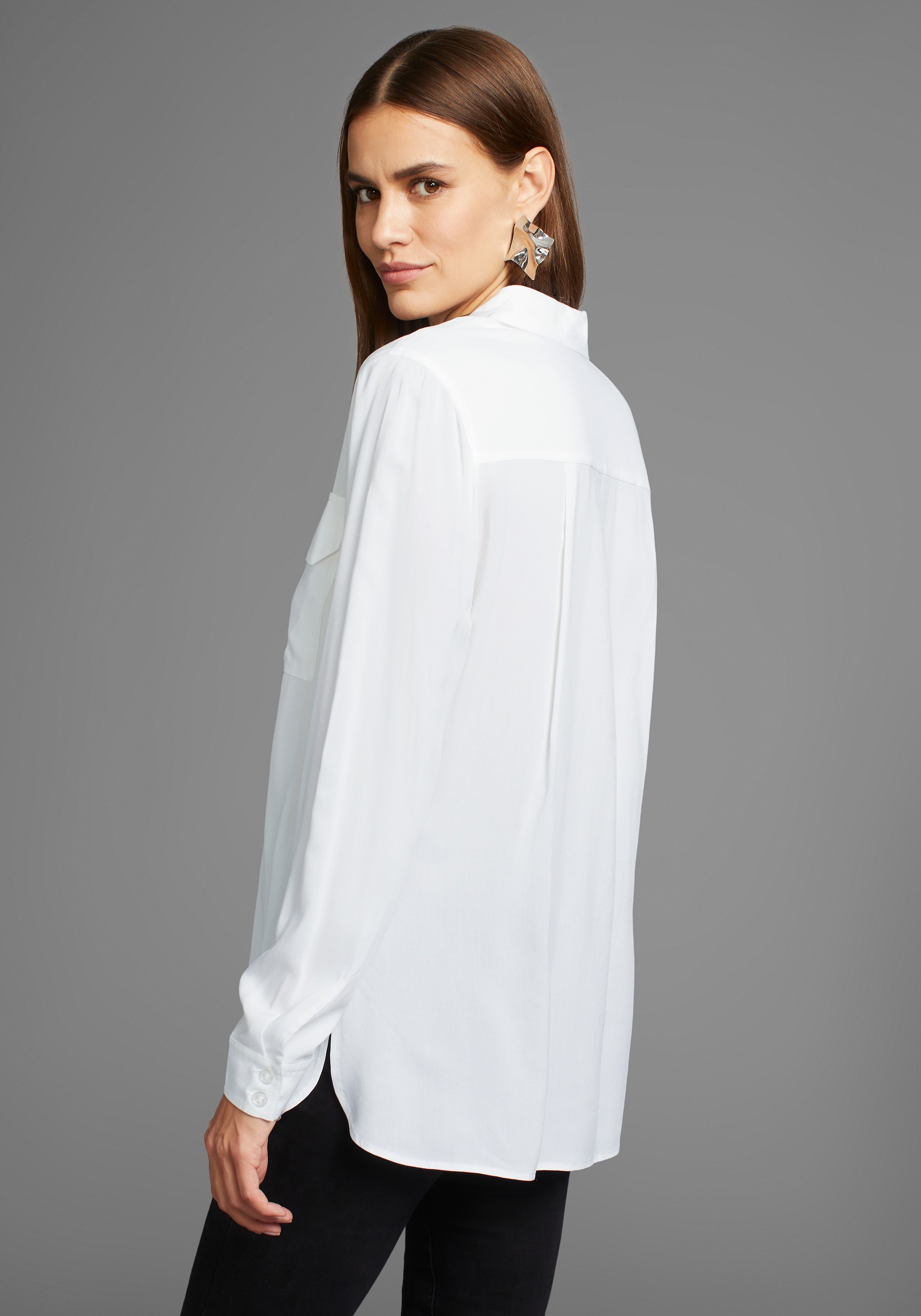 HECHTER PARIS Hemdbluse, mit durchgehender Knopfleiste günstig online kaufen