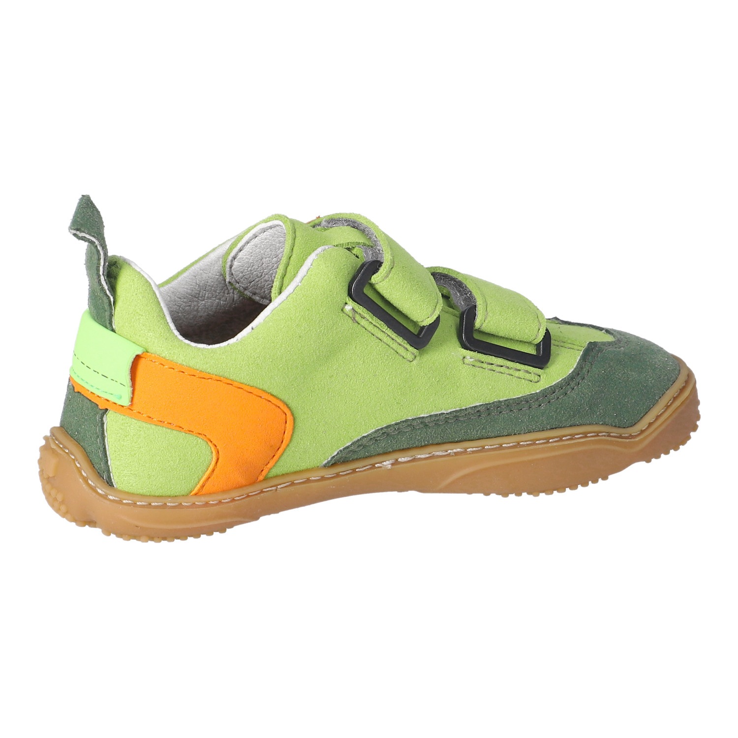 qnuffs Barfußschuh »Ahorn«  Halbschuh, Klettschuh mit Nullsprenung, Größenschablone zum Download