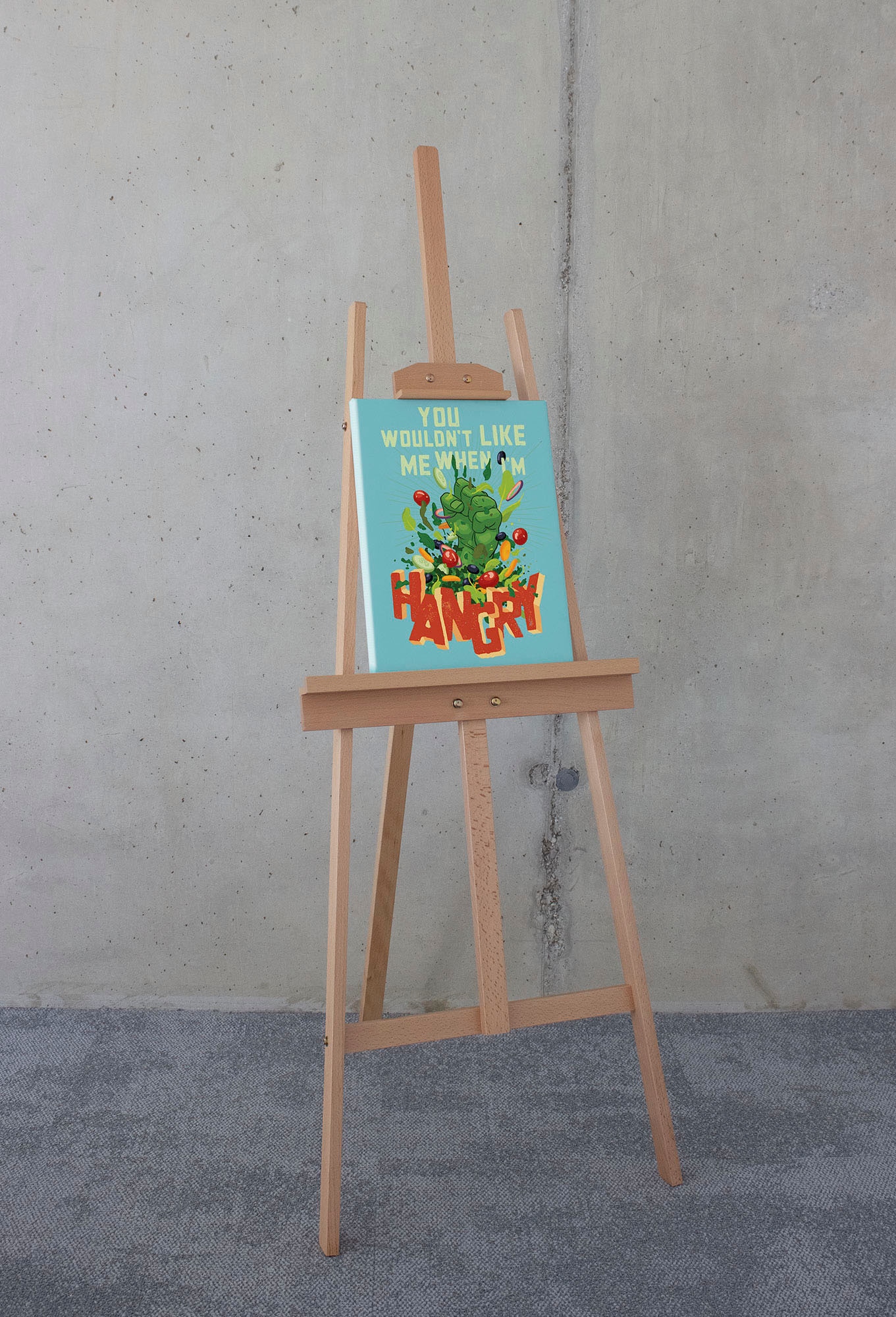 Komar Leinwandbild "Marvel Hangry - Größe 30 x 40 cm" Disney 30 x 40 cm (Br günstig online kaufen