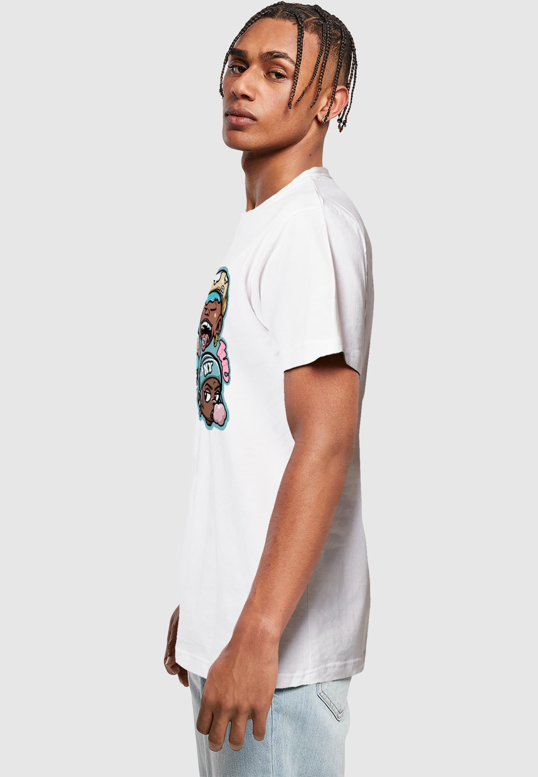 MisterTee T-Shirt »MisterTee Crew Luv Tee«, (1 tlg.)