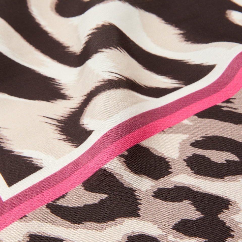 STREET ONE Halstuch mit Animal Print Mix