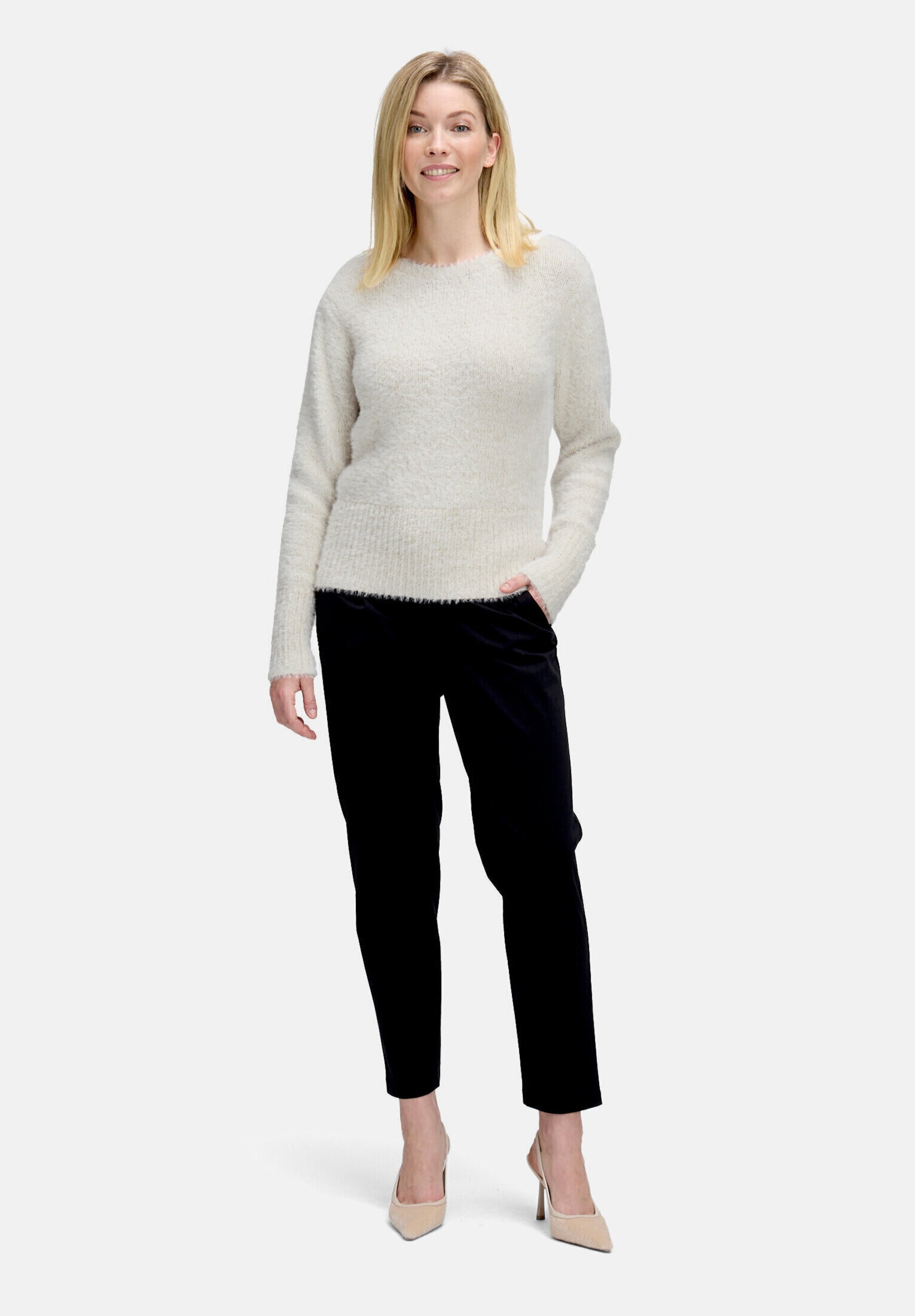 Betty&Co Strickpullover "Damen mit V-Ausschnitt" 1 Stk.