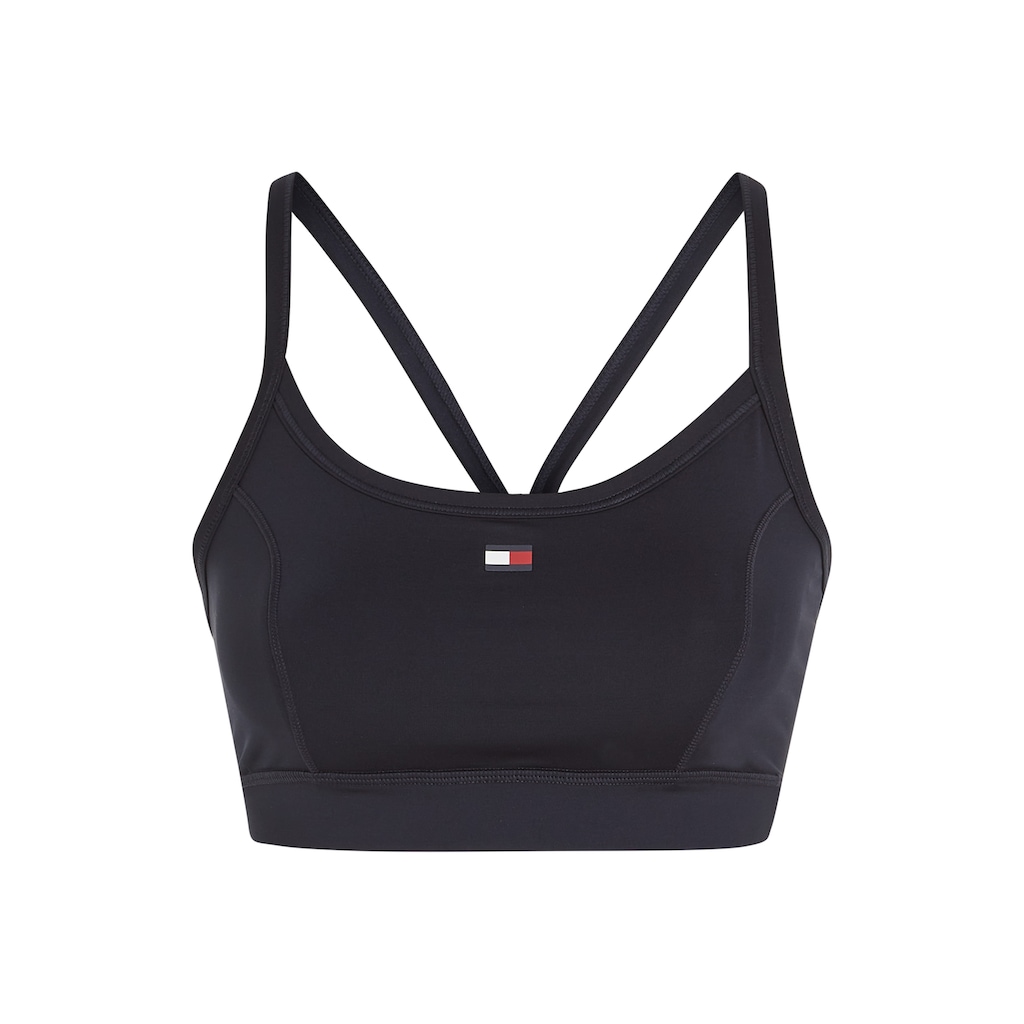 Tommy Hilfiger Sport Sport-Bustier »ESSENTIALS FLAG LOW INT BRA«, mit Trägern für leichten Halt