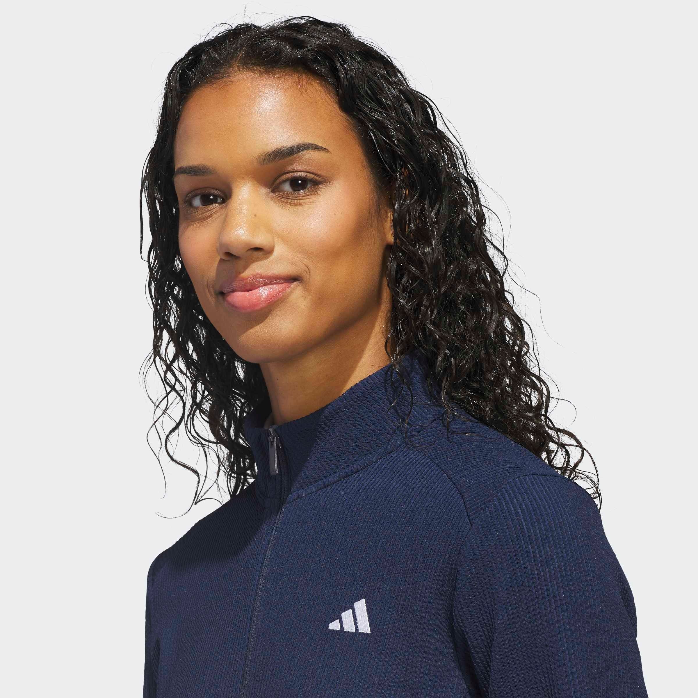 Trainingsjacke ADIDAS PERFORMANCE "W TXTR JKT", Gr. XXL, collegiate navy, Obermaterial: 91% Polyester, 9% Elasthan, normal, Jacken Trainingsjacke 3